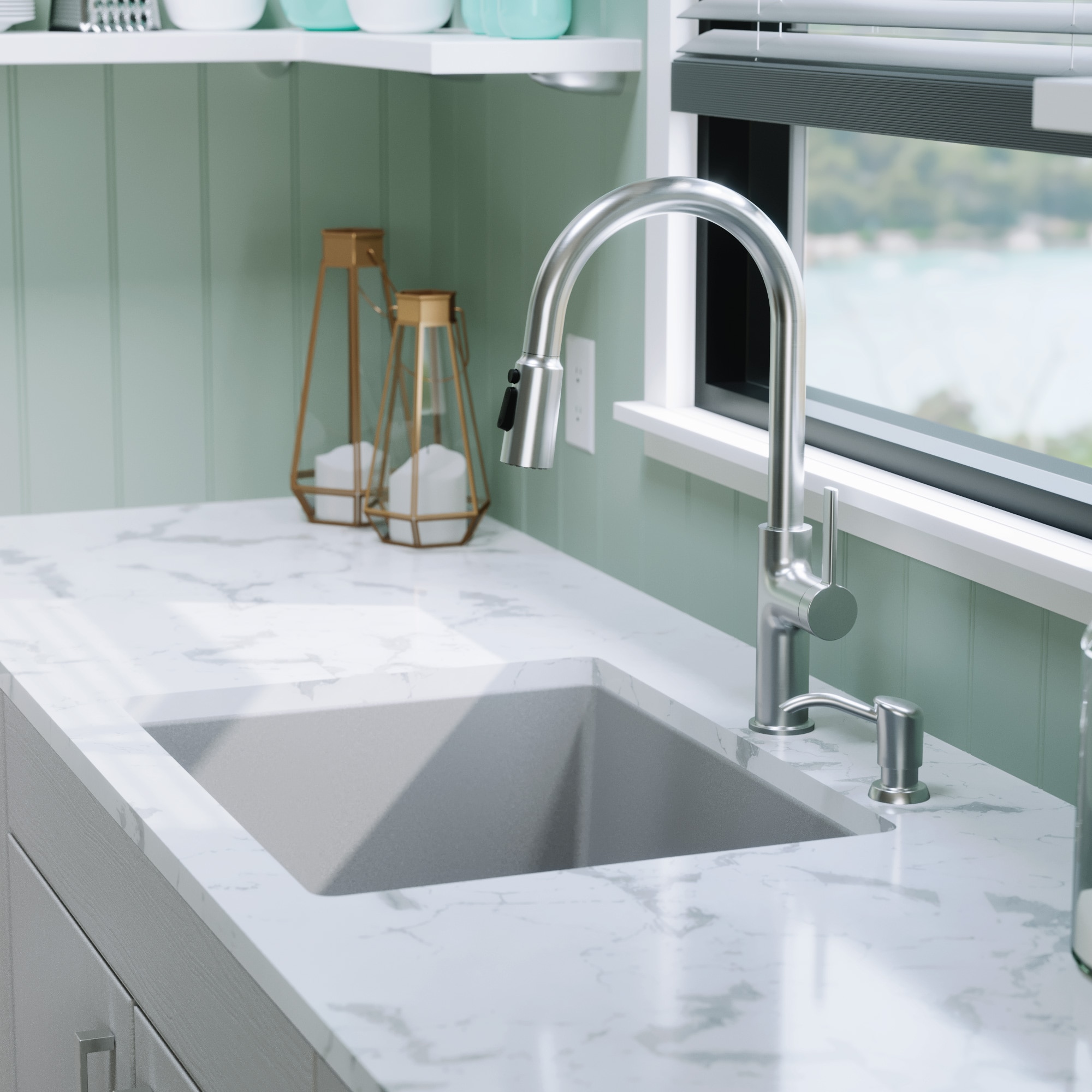 Karran QU-820-GR Kitchen-Sinks - View #8