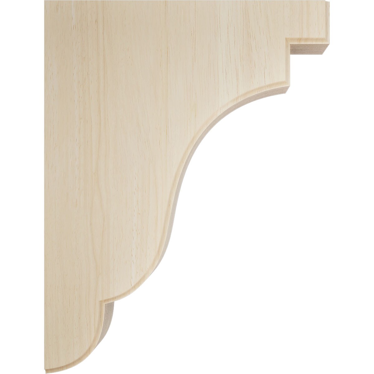Ekena Millwork BKTW04X07X10BERW Exterior-Brackets-Braces - View #3