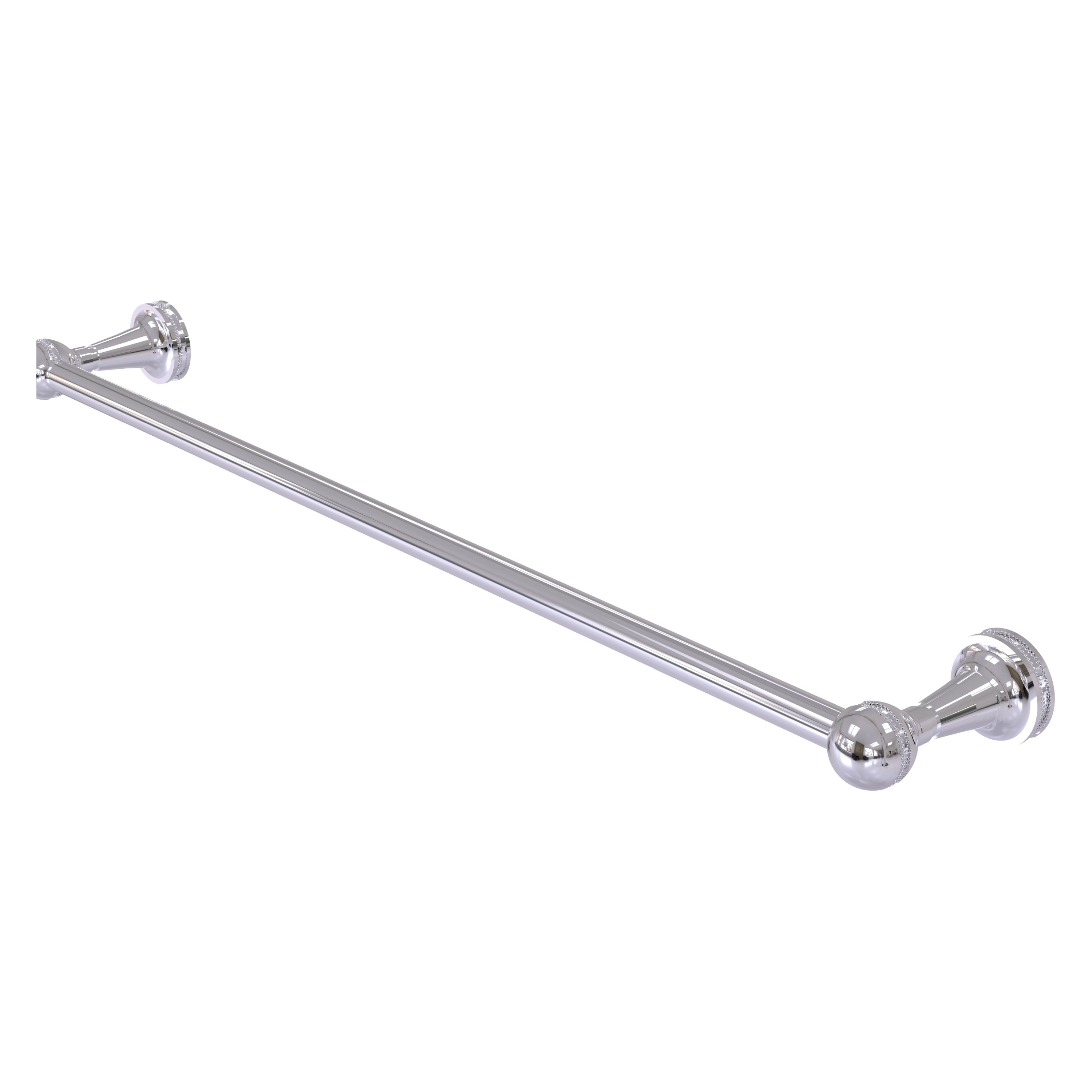 Allied Brass MA-21/18-PC Mambo 18-in Polished Chrome Wall mount Single Towel Bar