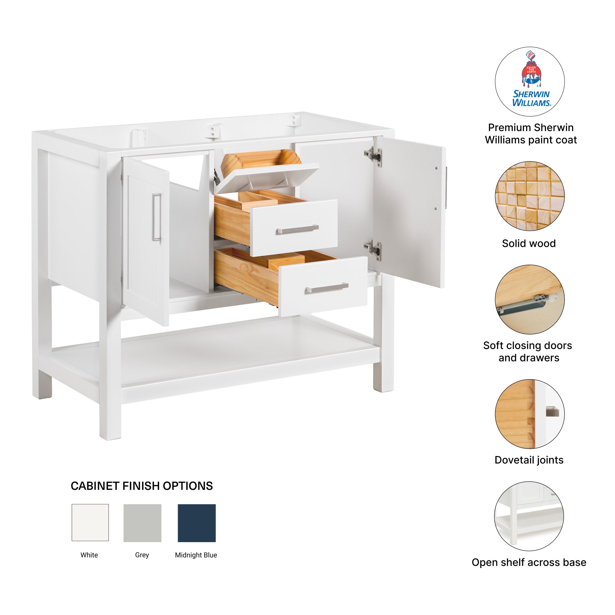 ARIEL R042S-BC-WHT vanities - View #4