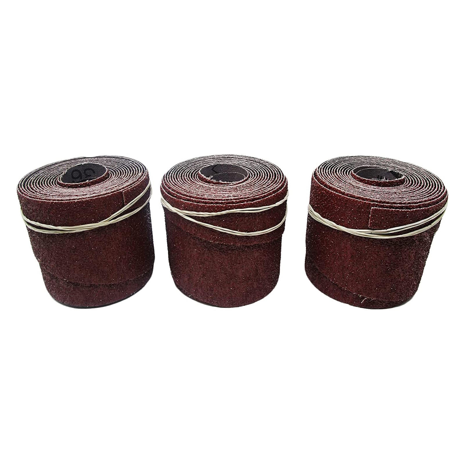 JET JT9-60-25080 25-in Ready-to-Wrap 3 -Piece Aluminum oxide 80 -Grit Roll Sandpaper