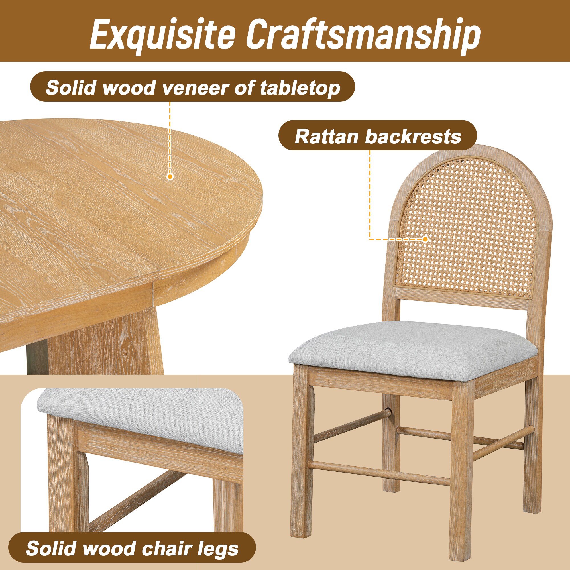 SINOFURN SYA330021BK Dining-Sets - View #4