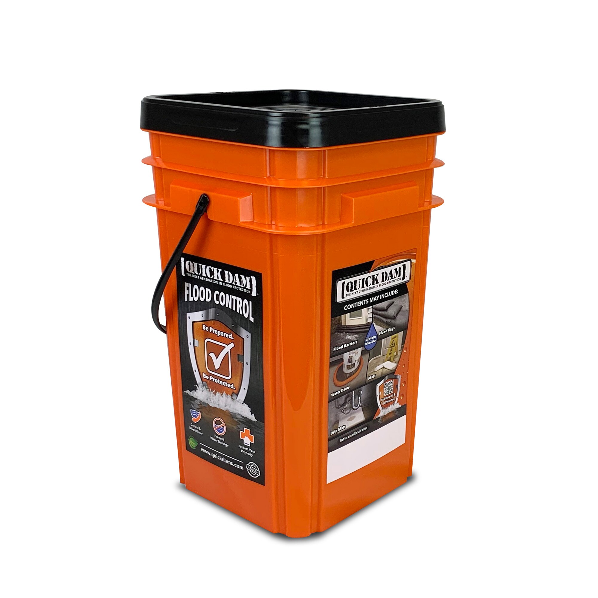 Quick Dam 10-Pack 60-in L x 6-in W Bucket Kit in the Flood Bags department  at
