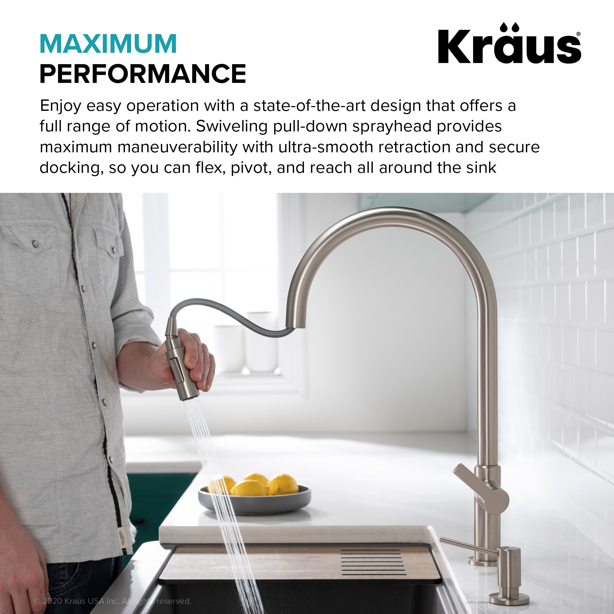 Kraus KPF-2821SFACB Kitchen-Faucets - View #8