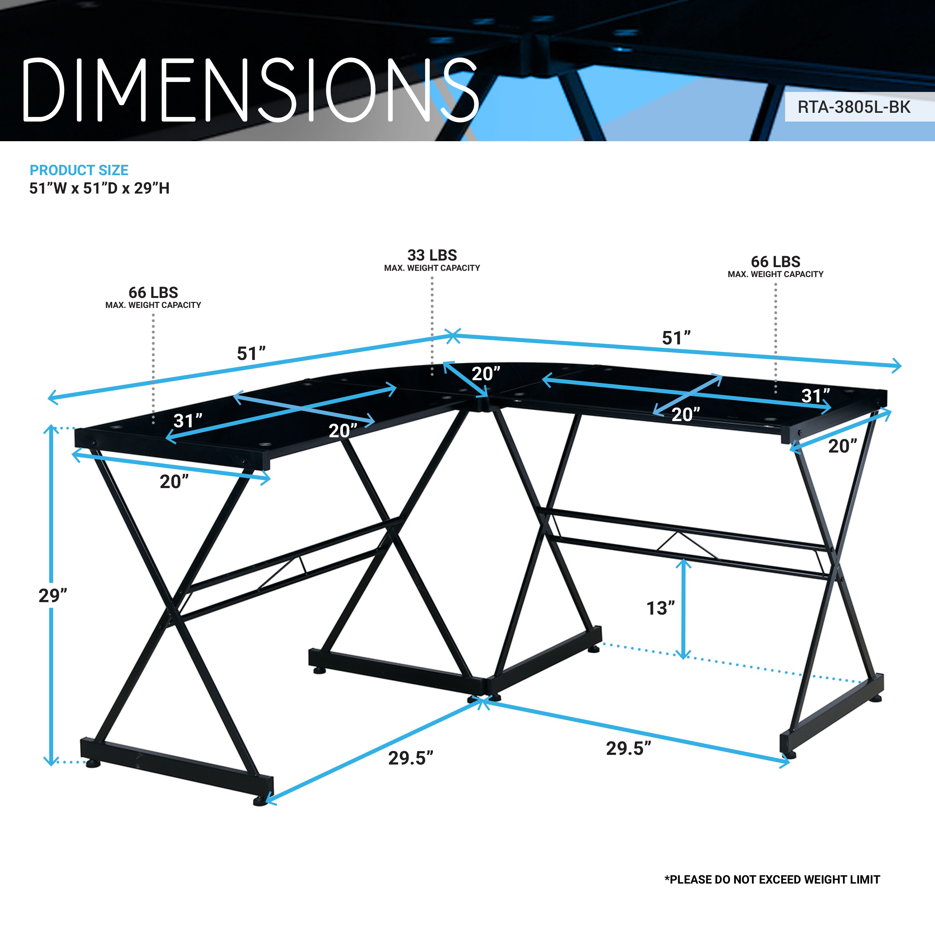 Maocao Hoom BH70931 desks - View #2