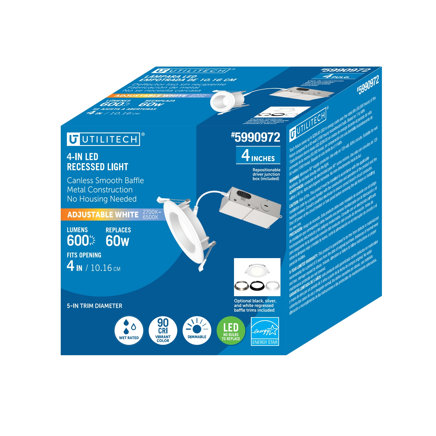 Utilitech MQTL1252-L65K9027 Led-Retrofit-Downlight - View #2