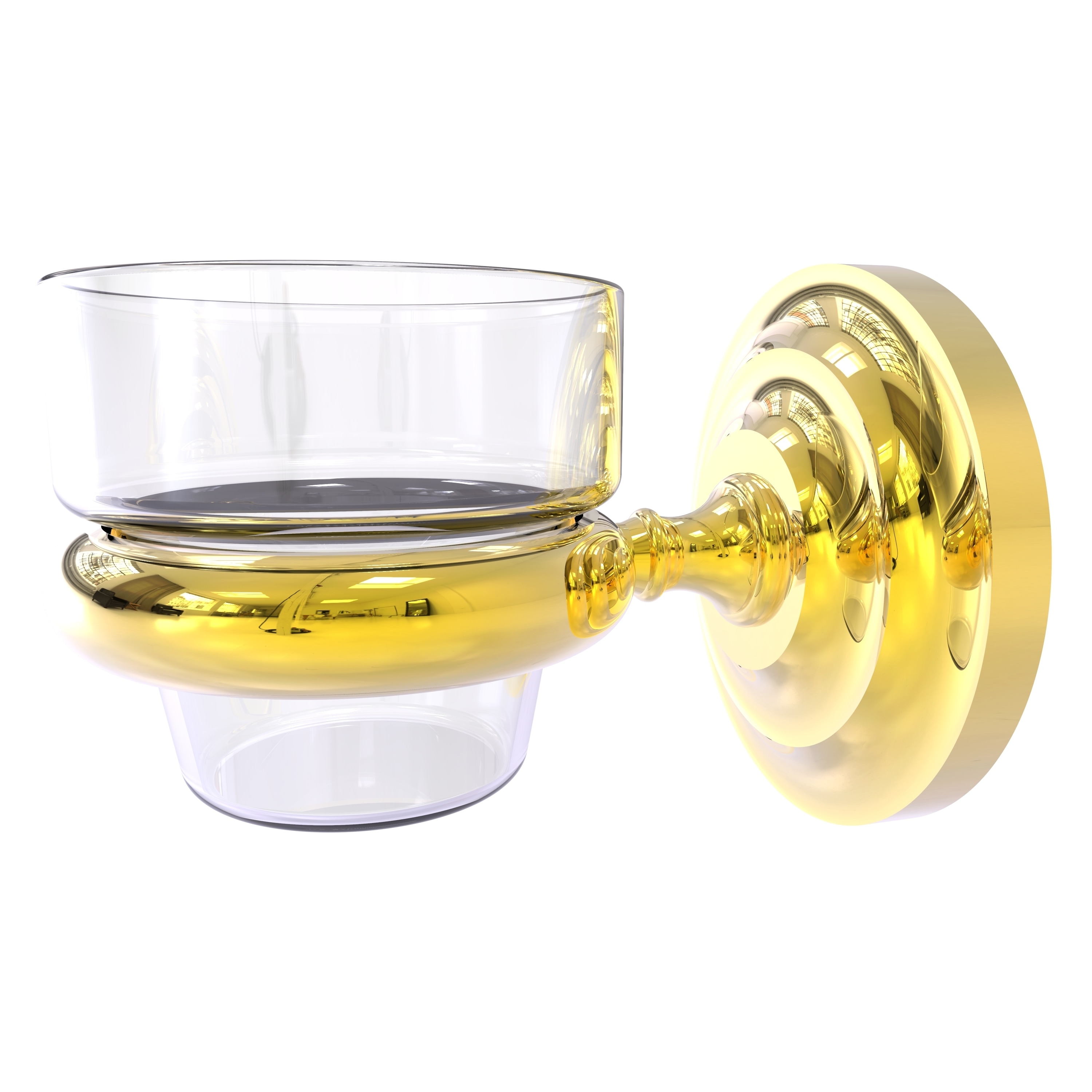 Allied Brass PQN-64-PB 2 -Piece Prestige Que New Polished Brass Decorative Bathroom Hardware Set Included