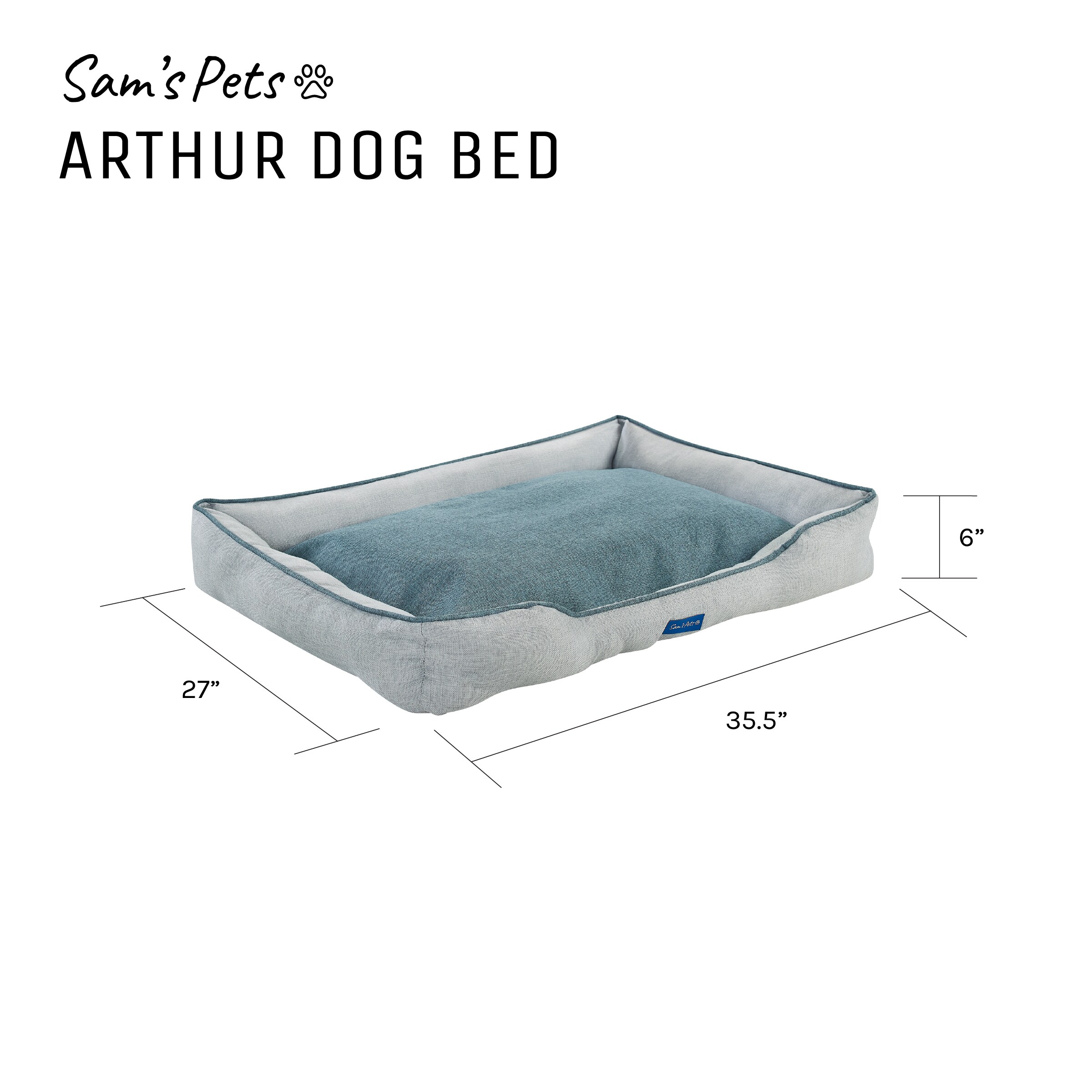 Sam's Pets SP-DB1220GY Pet-Beds - View #11
