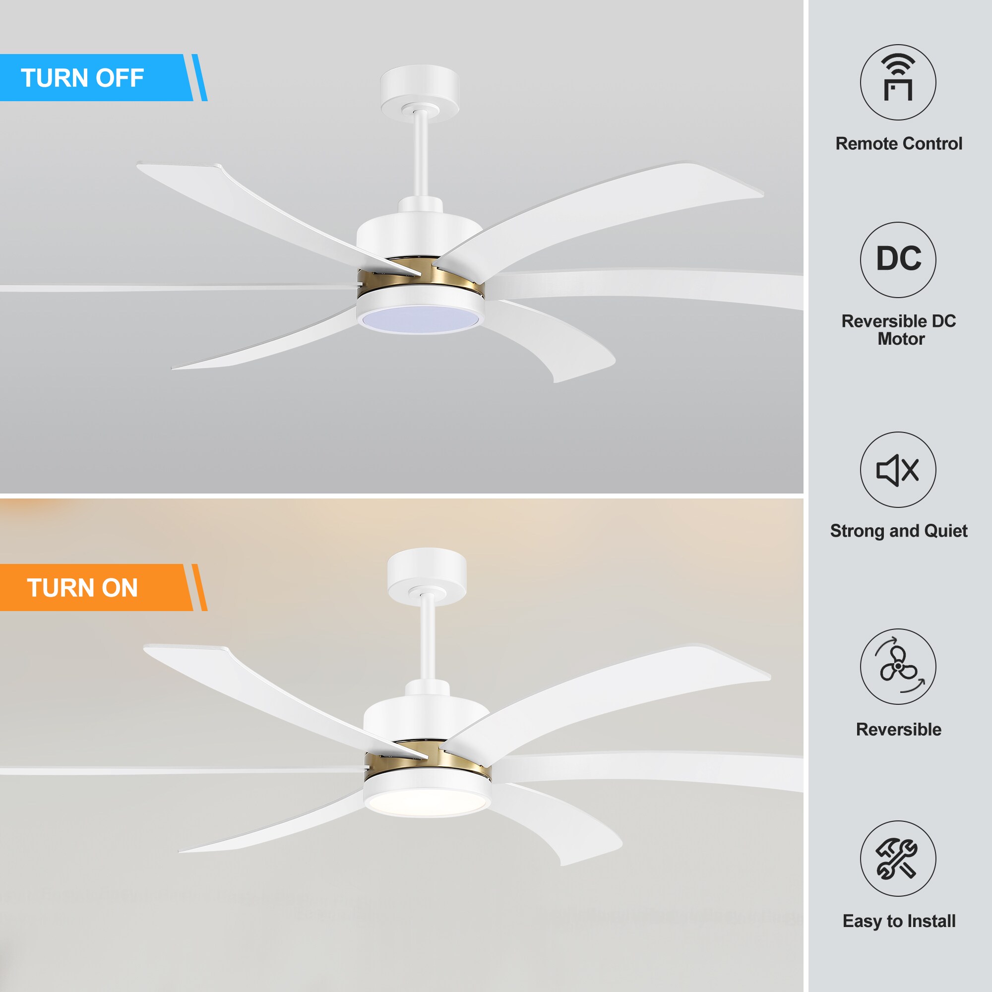 Breezary 32012-GW Ceiling-Fans - View #11