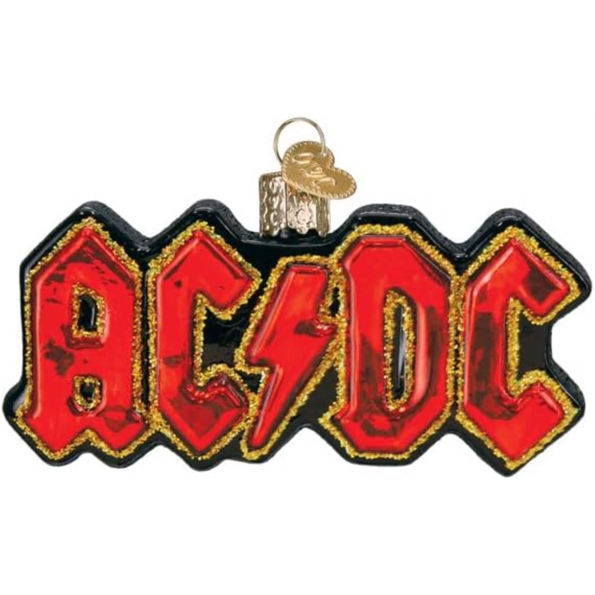 Old World Christmas 729343380746 Blown Glass Ornament for Christmas Tree - AC/DC