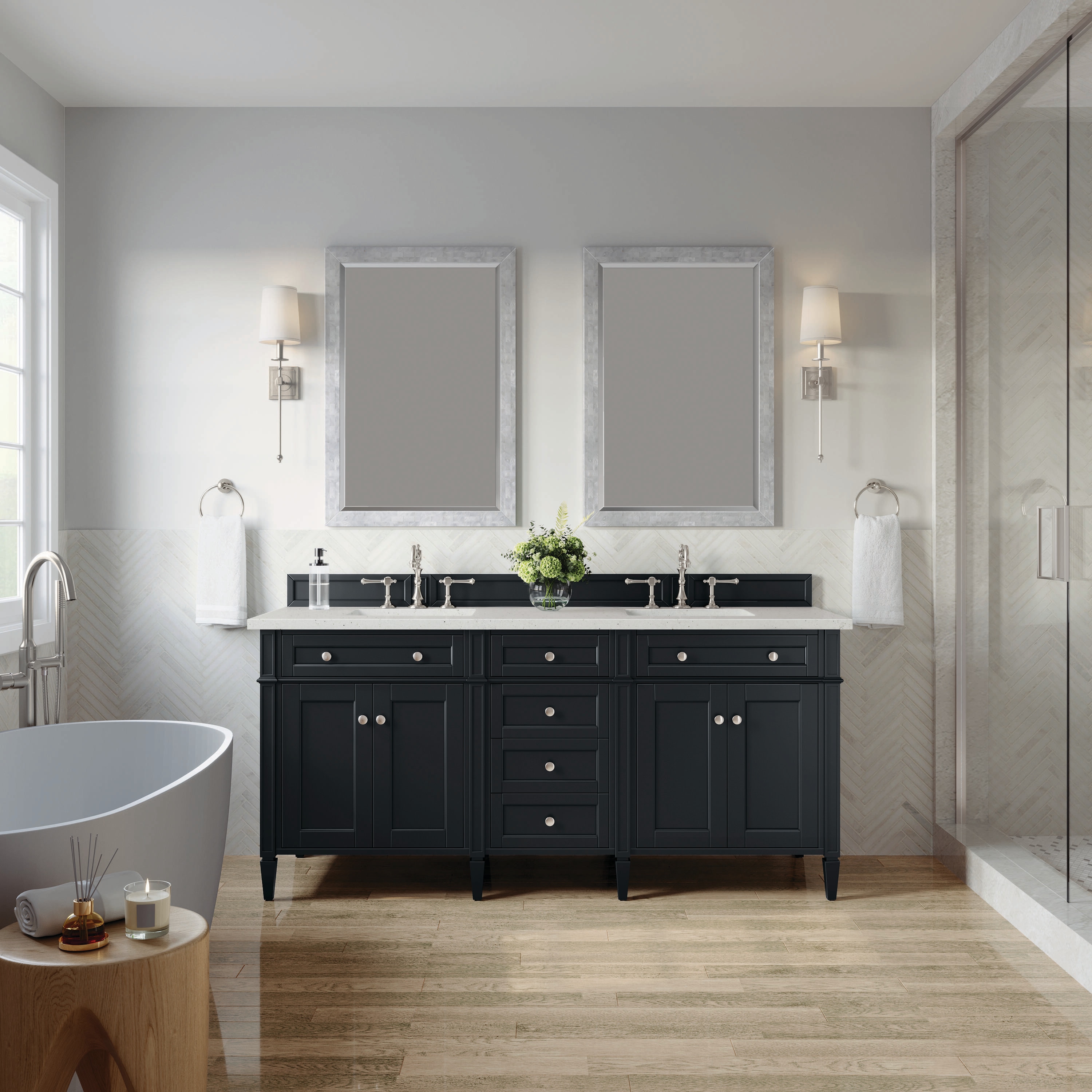James Martin Vanities 650-V72-BKO-3LDL Bath-Vanity-Combo - View #2