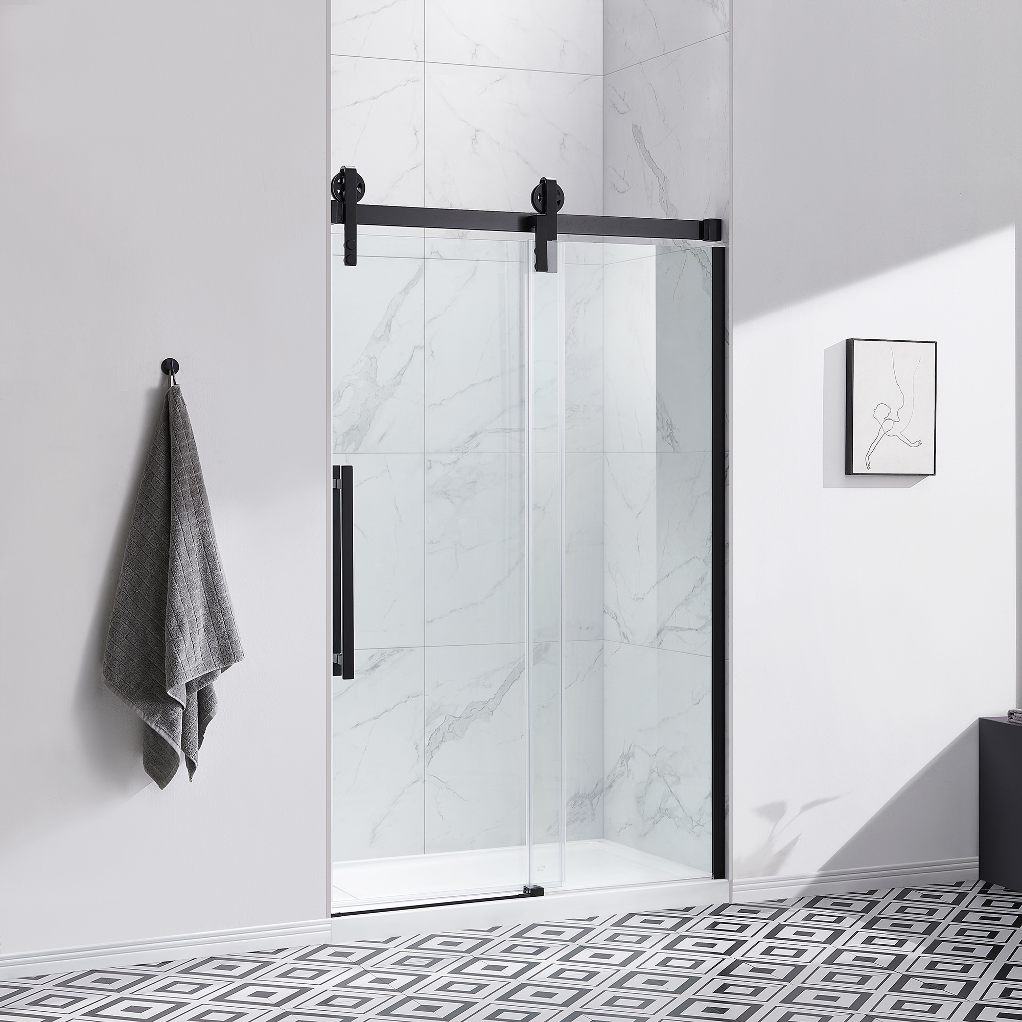 OVE Decors 15SGP-SEDO48-BLK Shower-Doors - View #3