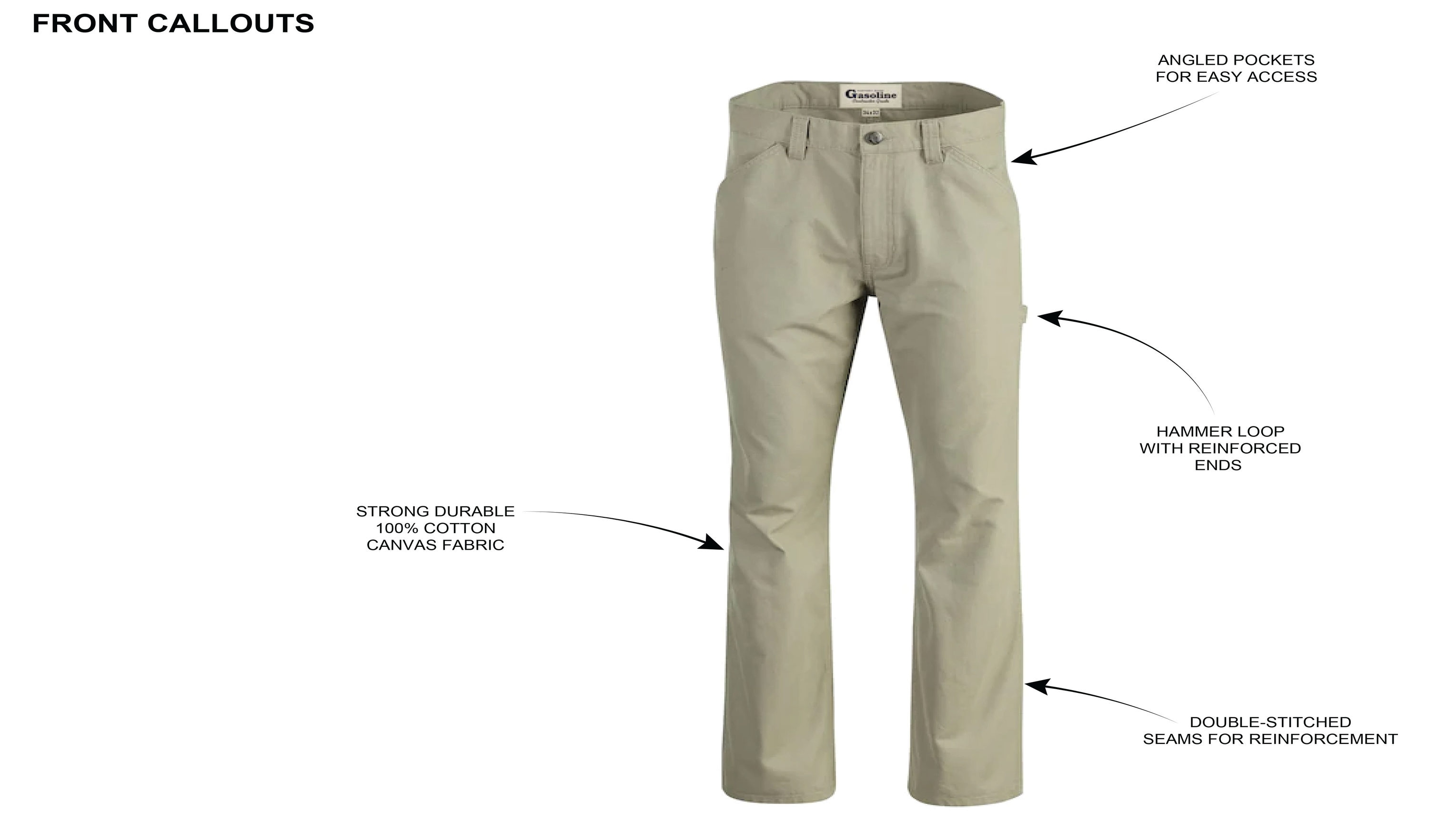 Dickies 100% cotton Work Pants at Lowes.com