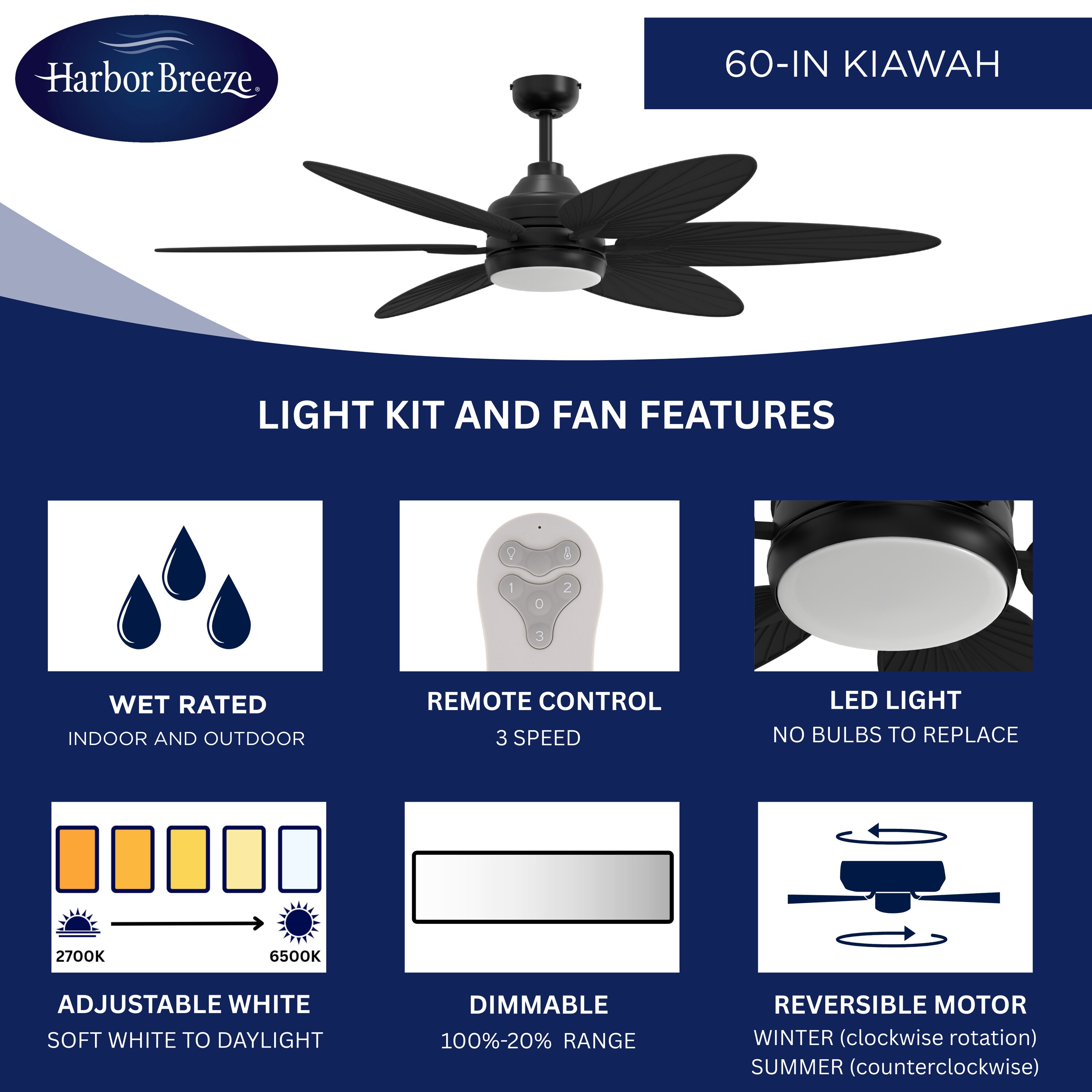 Harbor Breeze KIA60MBK6LR Ceiling-Fans - View #4