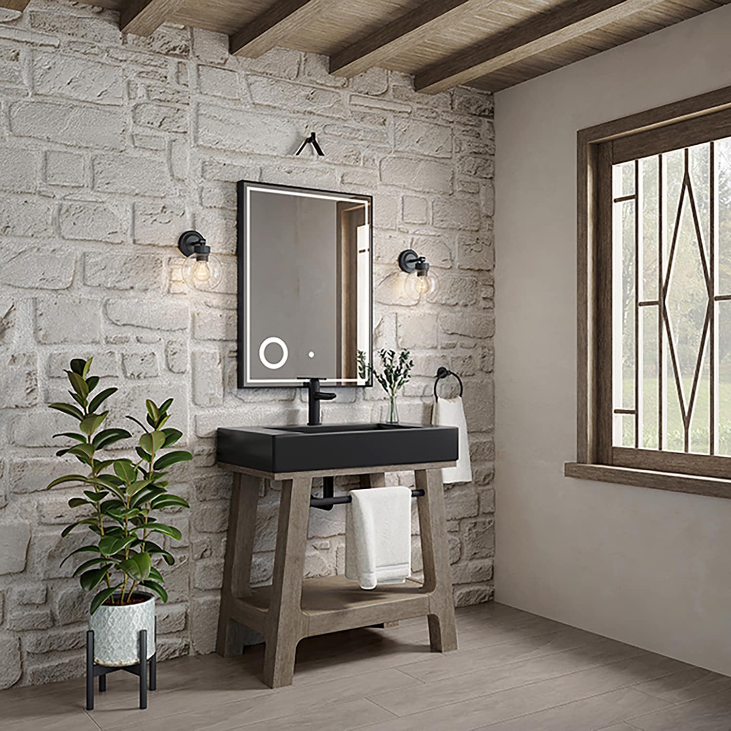 James Martin Vanities 165-V31.5-WTB-BM Bath-Vanity-Combo - View #3