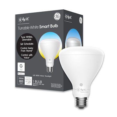 GE C by GE Smart 65-Watt EQ LED Br30 Soft White Dimmable Spotlight Bulb Lowes.com