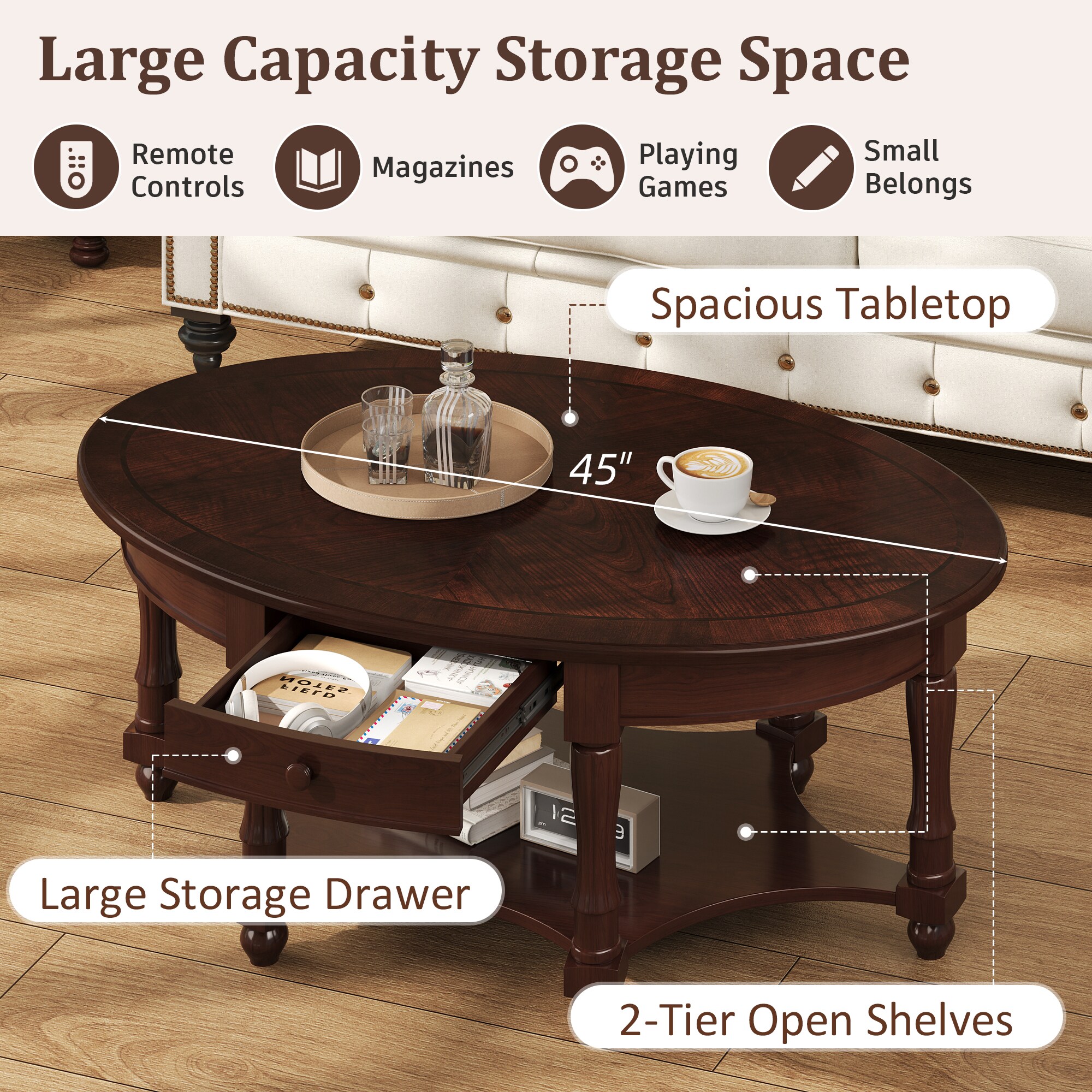 ModernLuxe L3P-N735P277388D Coffee-Tables - View #5