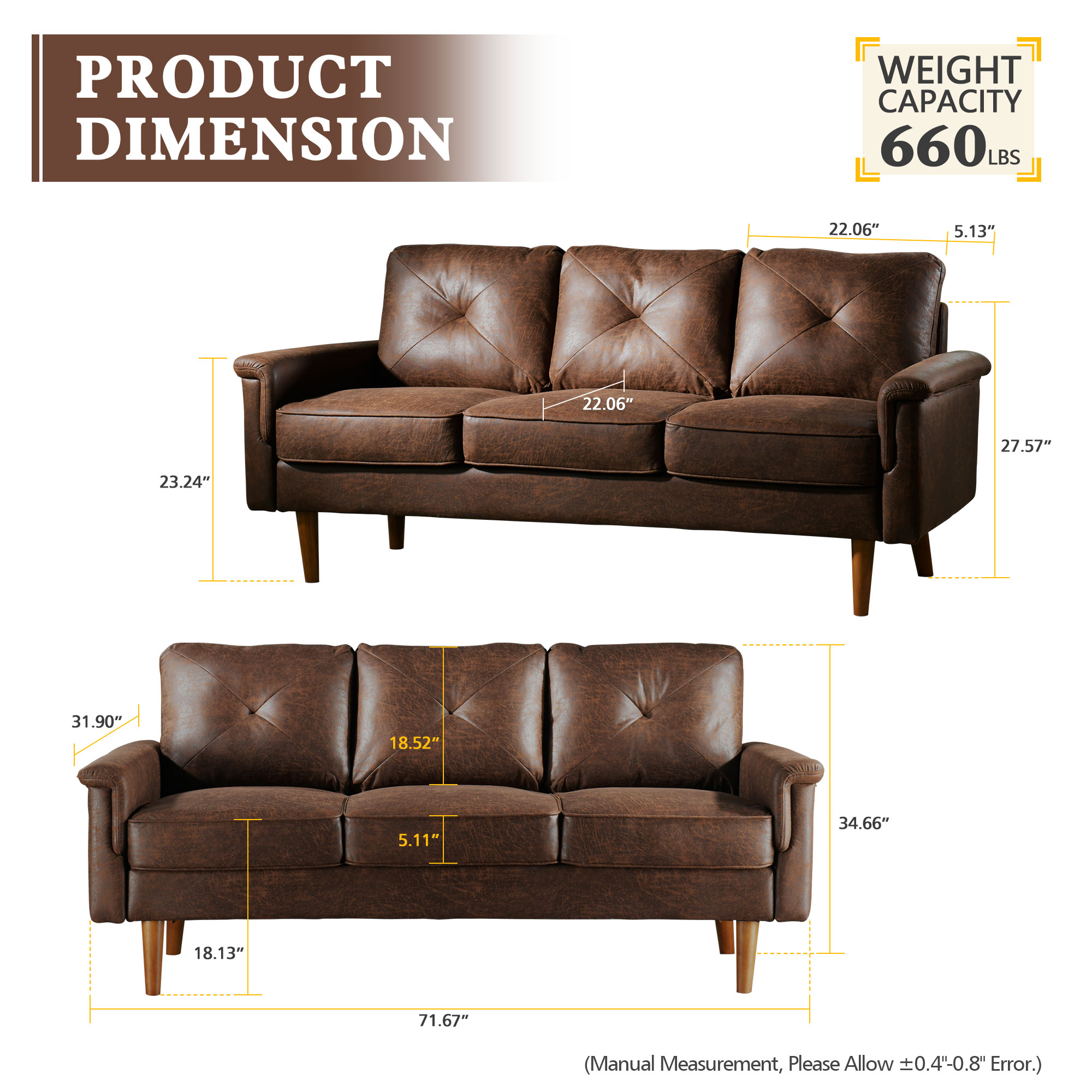weaxty HMBNOP800 Sofas-Loveseats - View #7