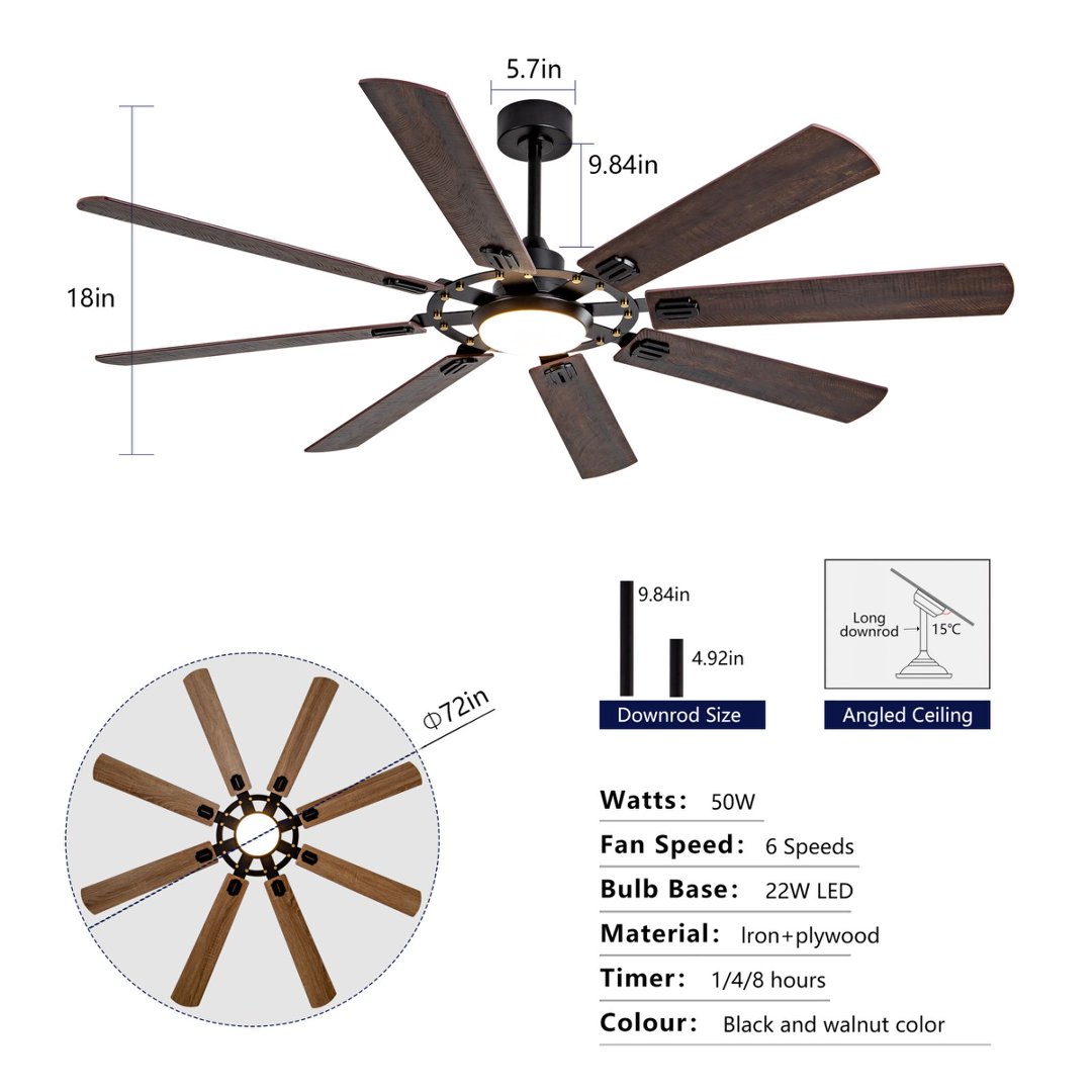 ZHLLMQ ZHLLMQ-W2991P397215 Ceiling-Fans - View #2