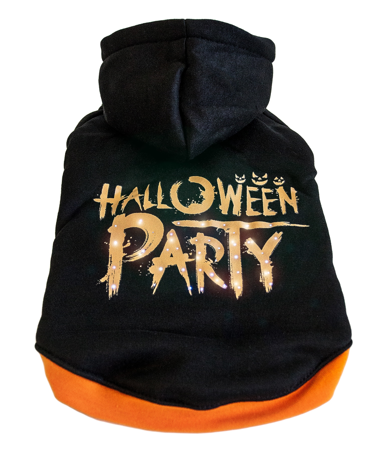 Pet Life FBP7BKLG Black Dog/Cat Pet Hoodie Large