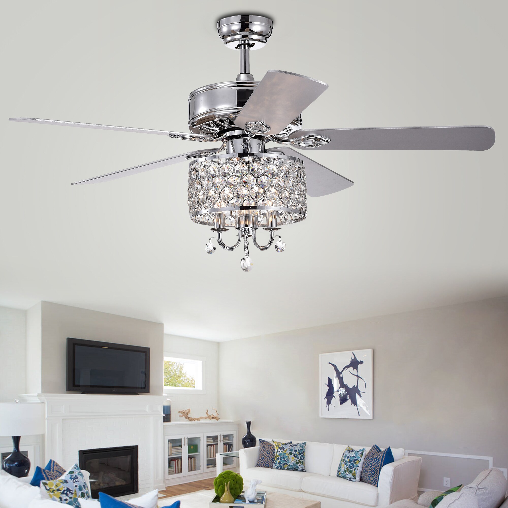 Home Accessories Inc CFL-8396REMO/CH Ceiling-Fans - View #3