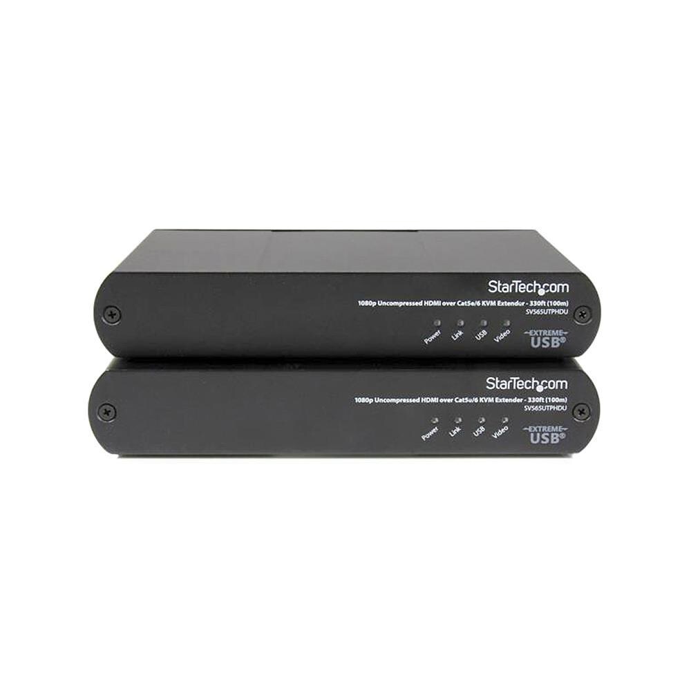 StarTech TCNCD387014  ST-SV565UTPHDU USB HDMI Over Cat 5e and Cat 6 KVM Console Extender with 1080p Uncompressed Video- 330 ft.