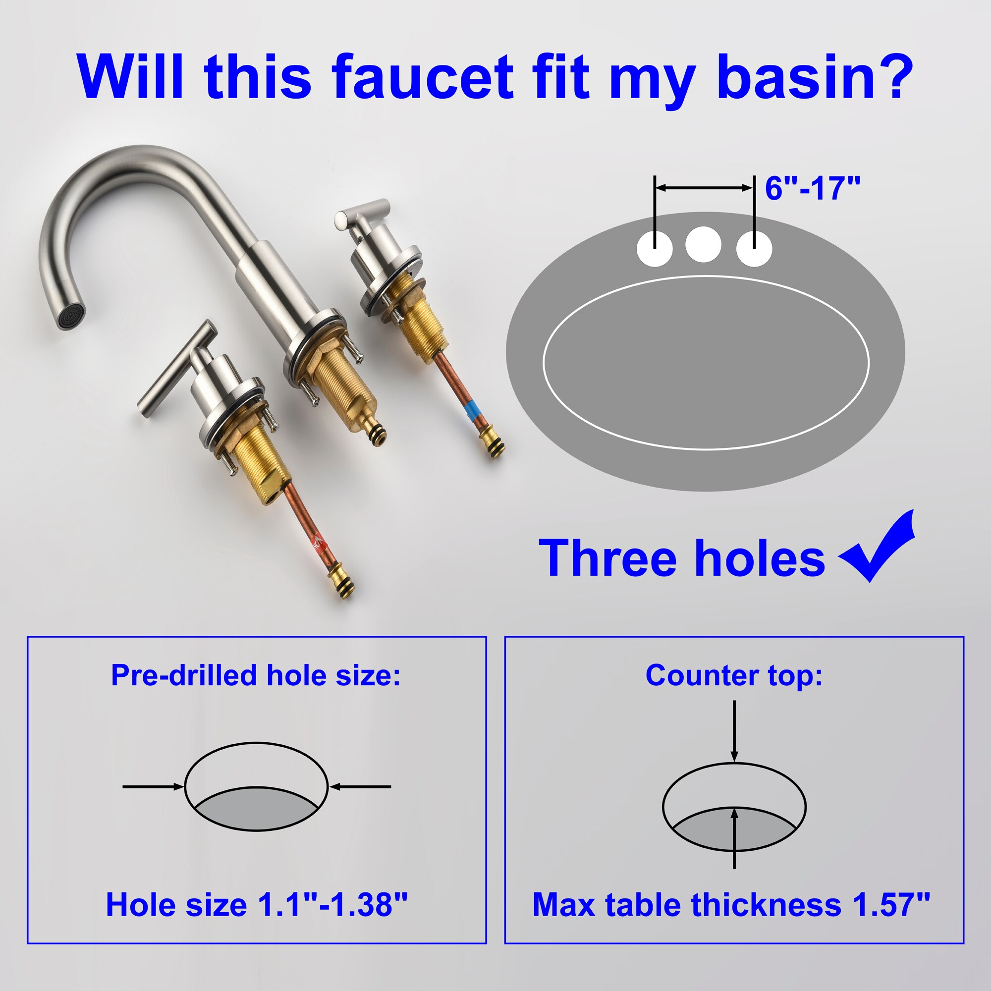 WELLFOR SPA-1515BN Lavatory-Faucets - View #7