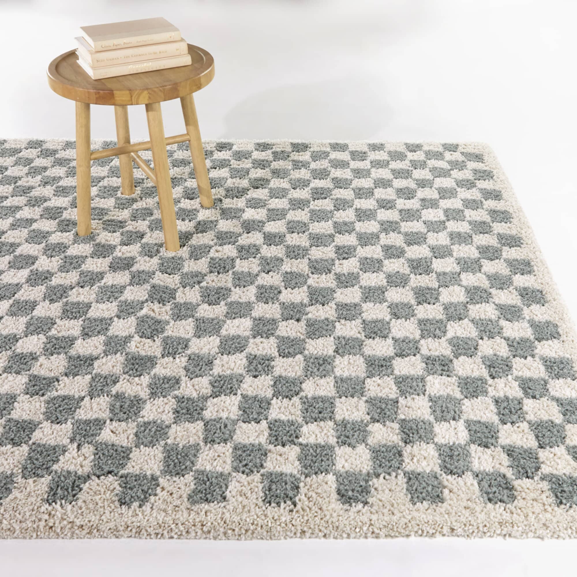 Balta 3111232 8 x 10 (ft) Loomed Polypropylene Sage Rectangular Indoor Geometric Mid-Century Modern Area rug