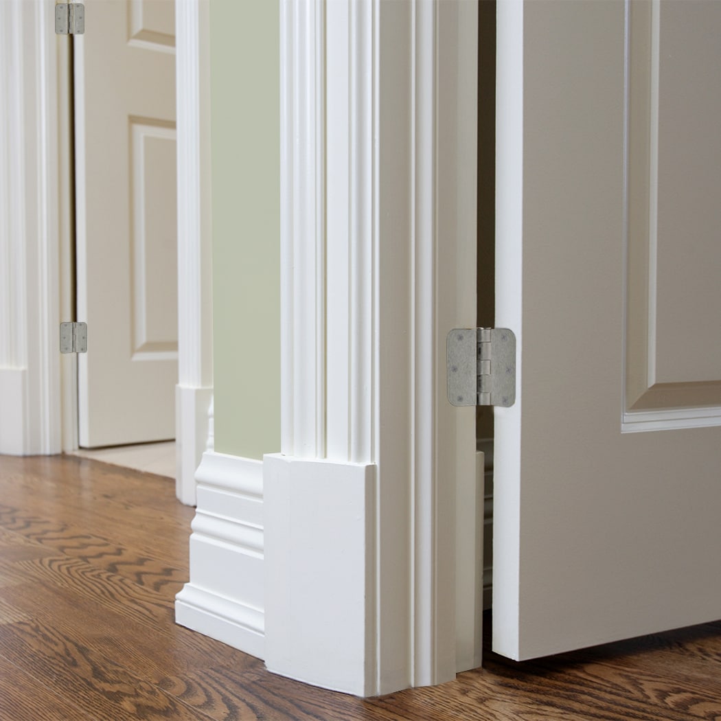 RELIABILT 3-1/2-in H x 5/8-in Radius Satin Nickel Mortise