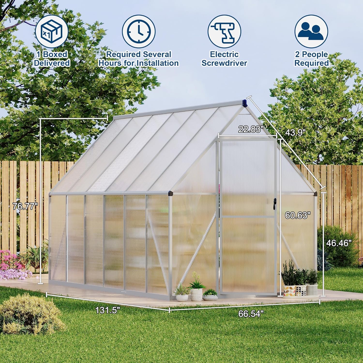 IdealHouse LUCY-Y9TU21C8S4FA greenhouses - View #4