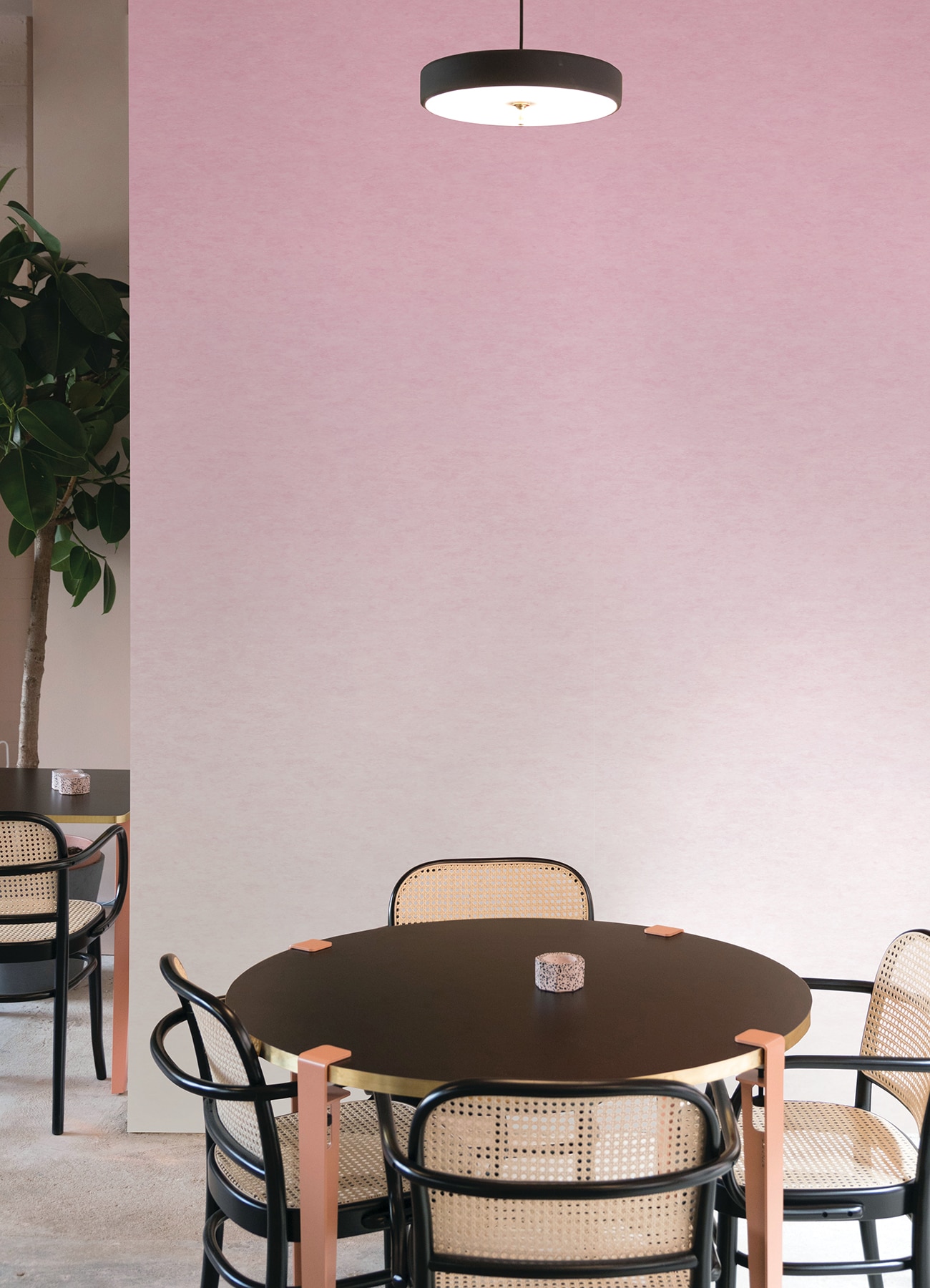 Pink Aura Ombre Peel and Stick Wall Mural
