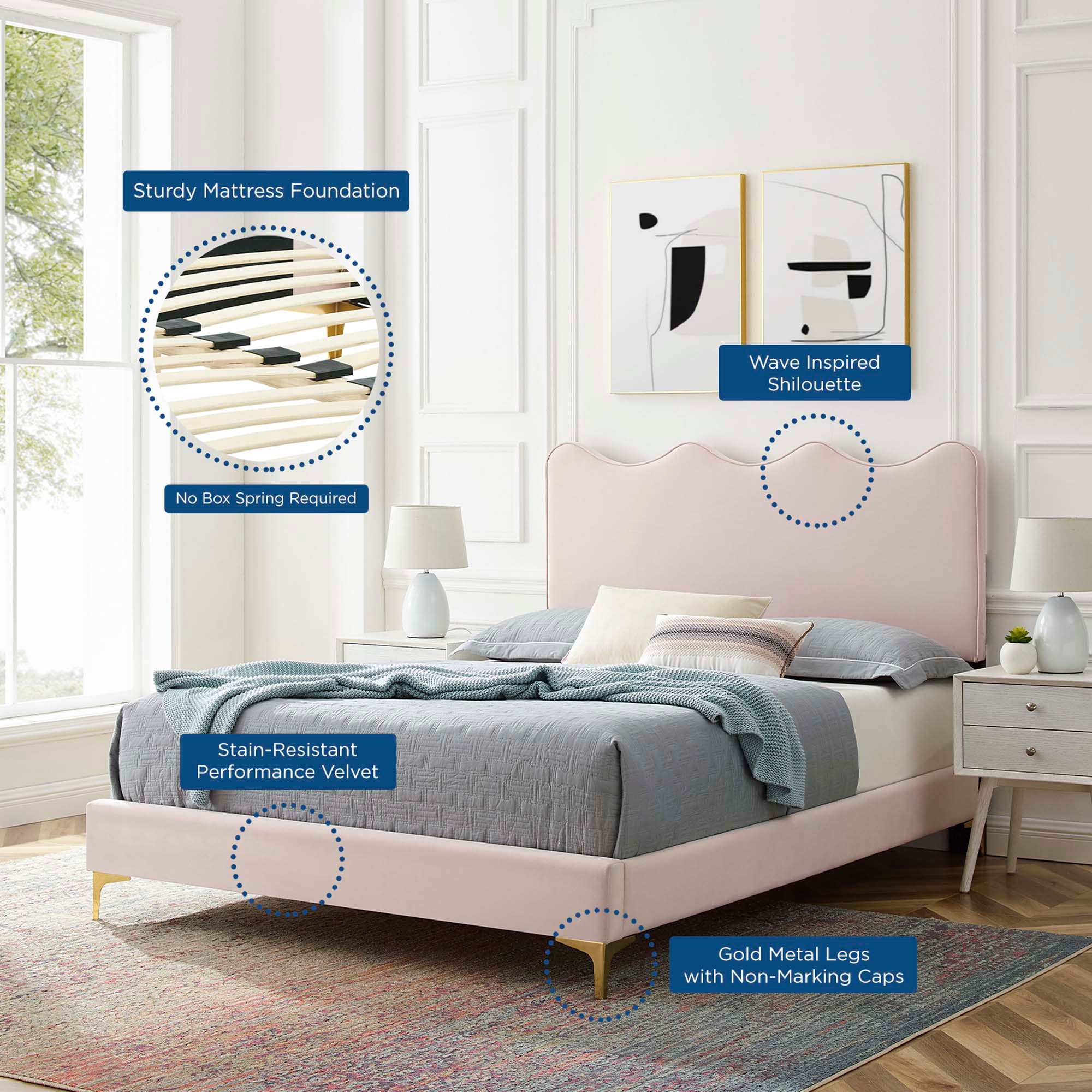 Modway MOD-6730-PNK beds - View #5