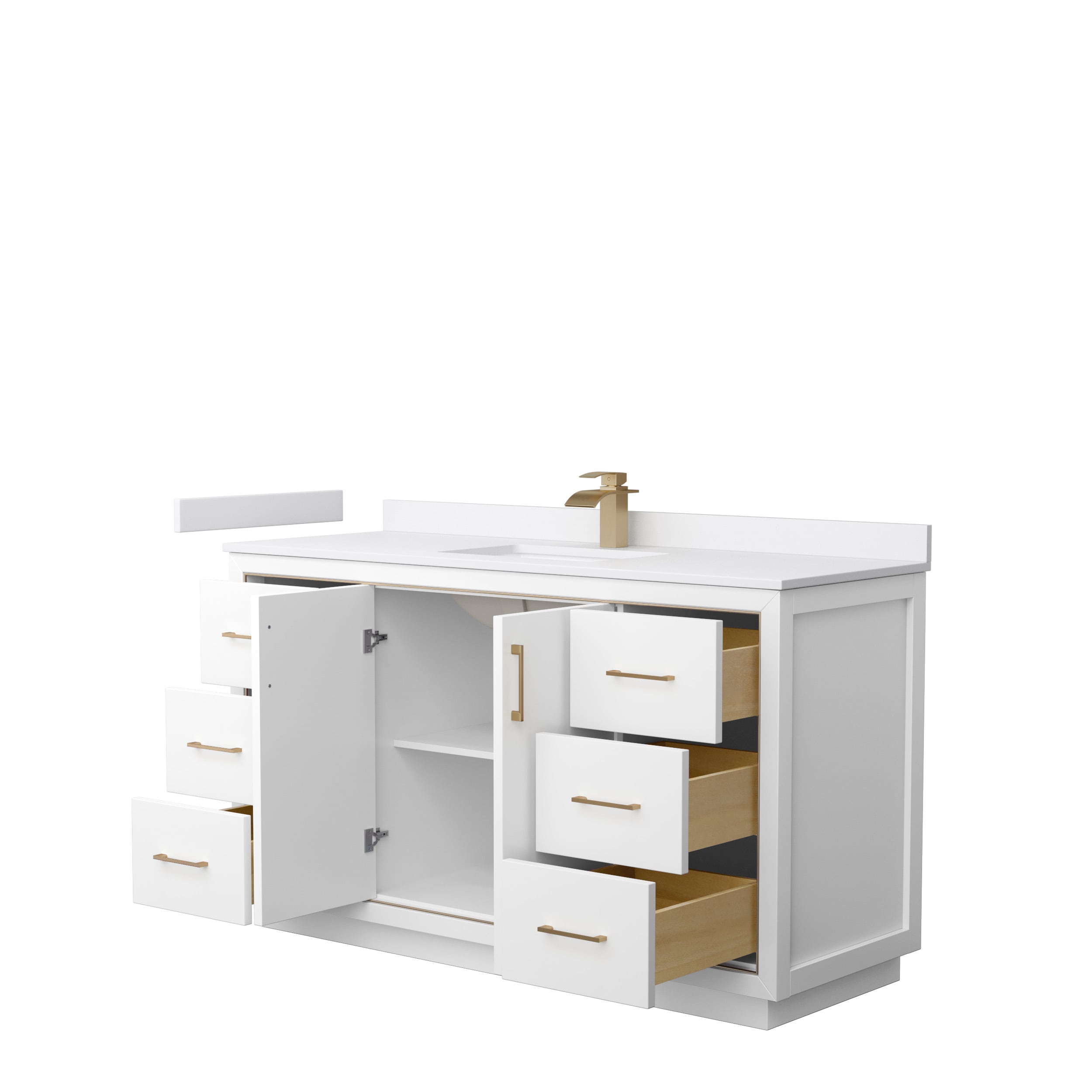 Wyndham Collection WCF111160SWZWCUNSMXX Bath-Vanity-Combo - View #2
