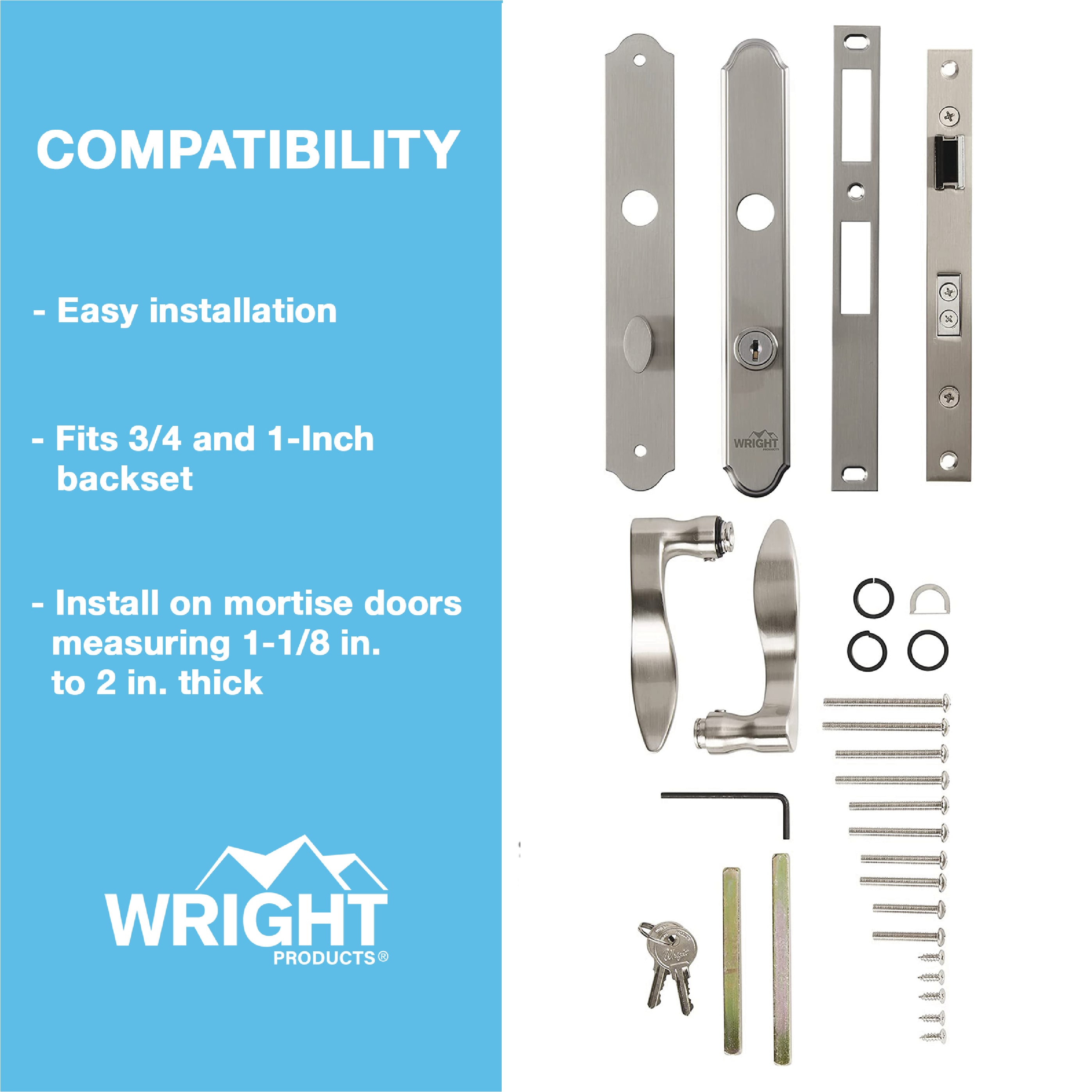 WRIGHT PRODUCTS VMT115SN Screen-Storm-Door-Handles - View #2
