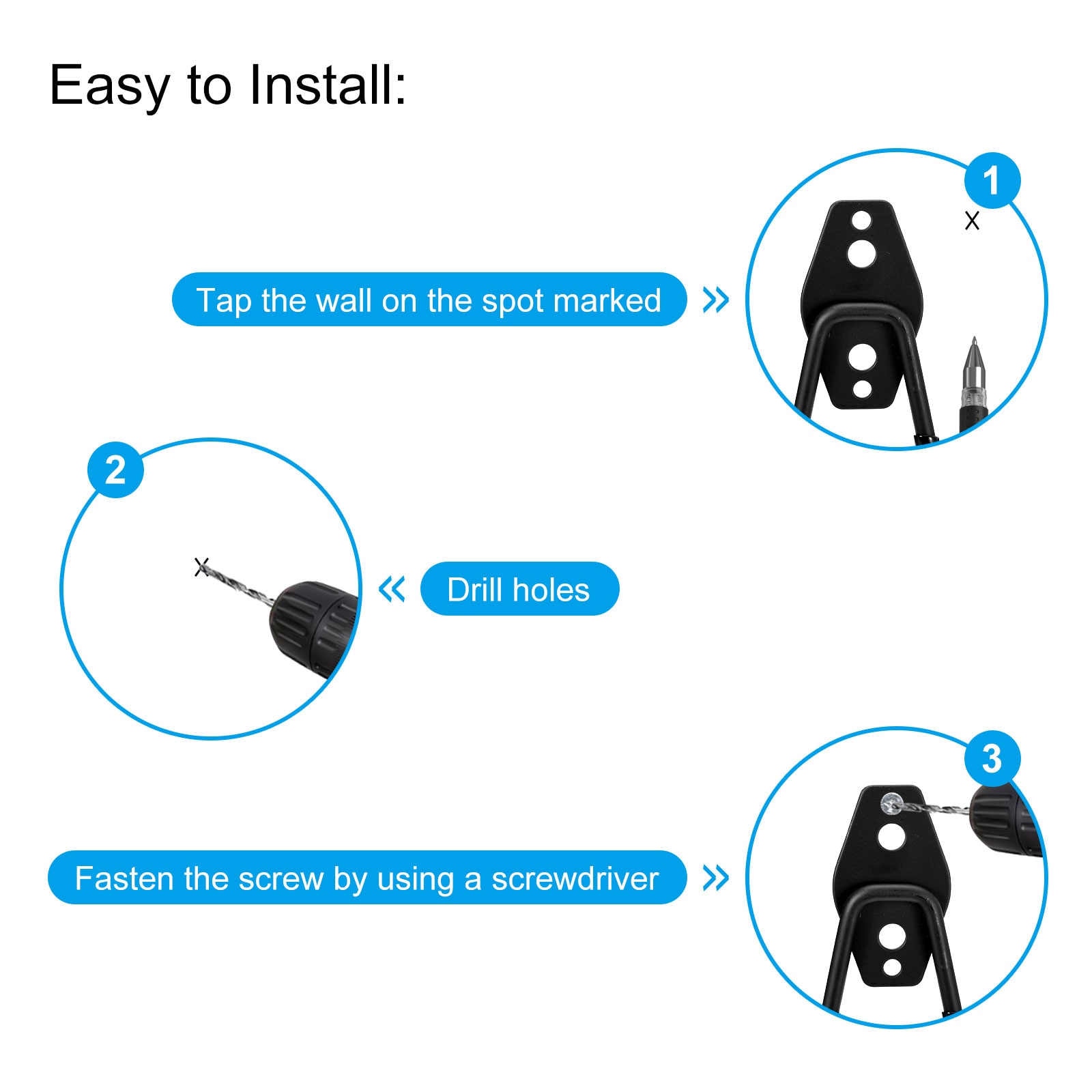 Unique Bargains S25093001UX0233 Utility-Hooks-Racks - View #5