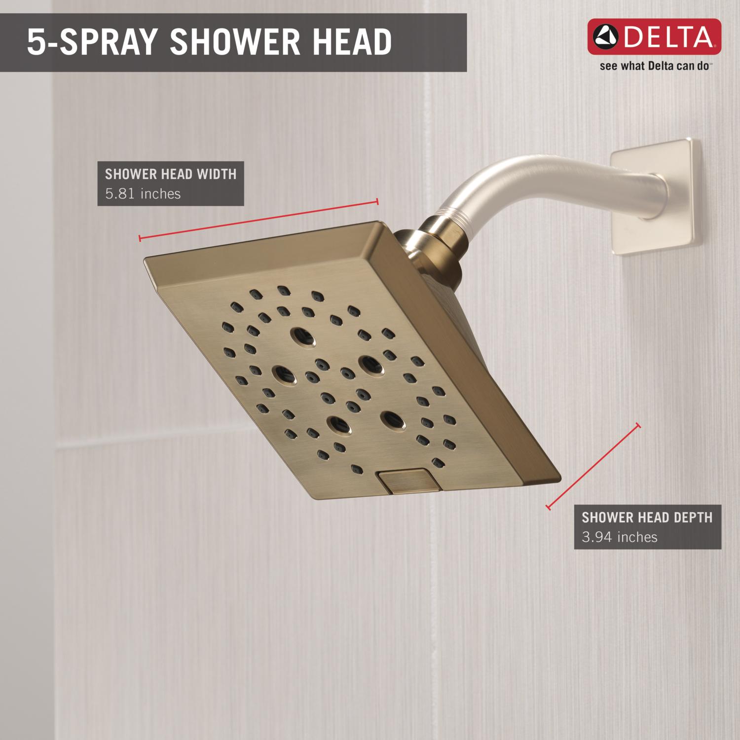 Delta 52664-CZ Fixed-Showerhead - View #3