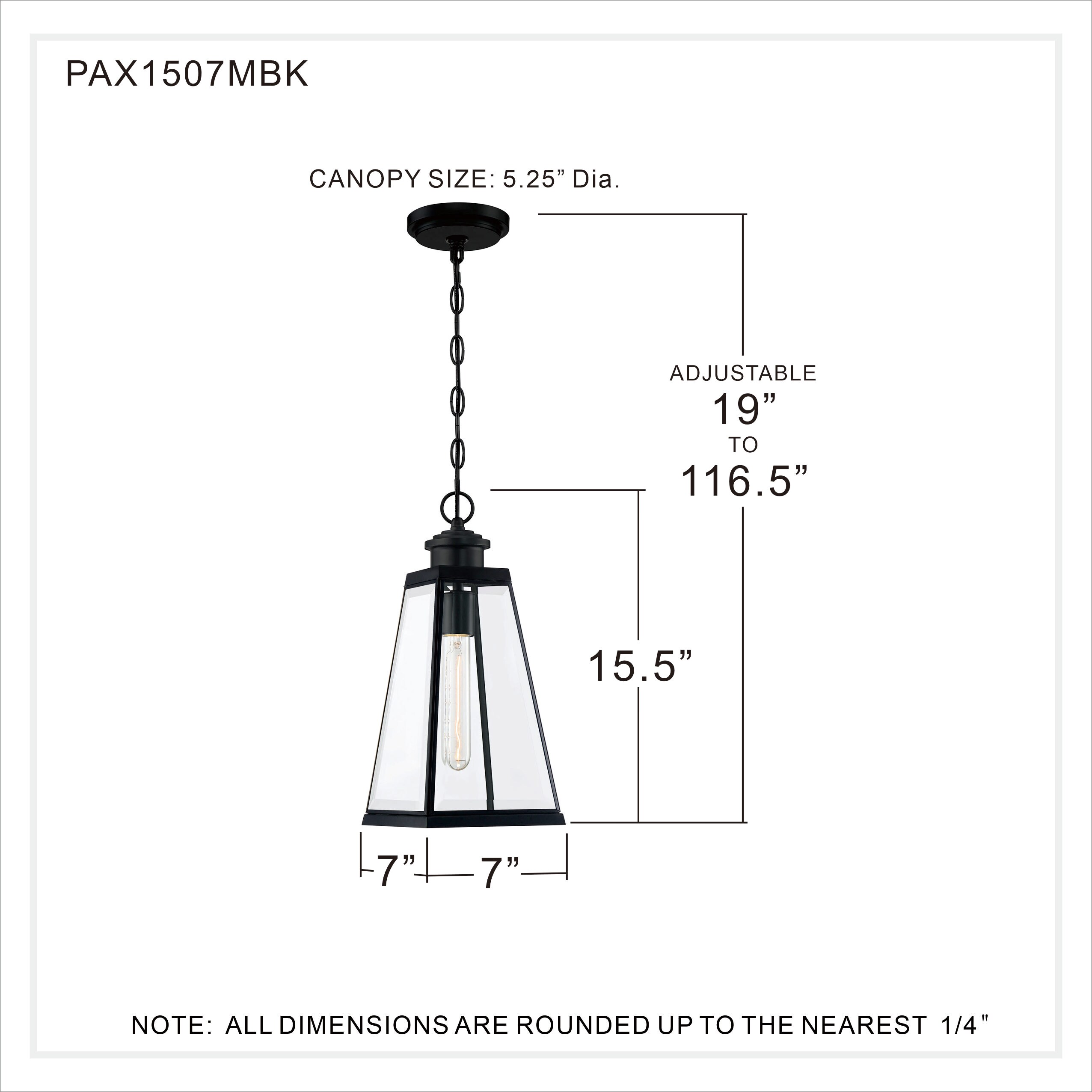 Quoizel PAX1507MBK Pendant-Lights - View #8