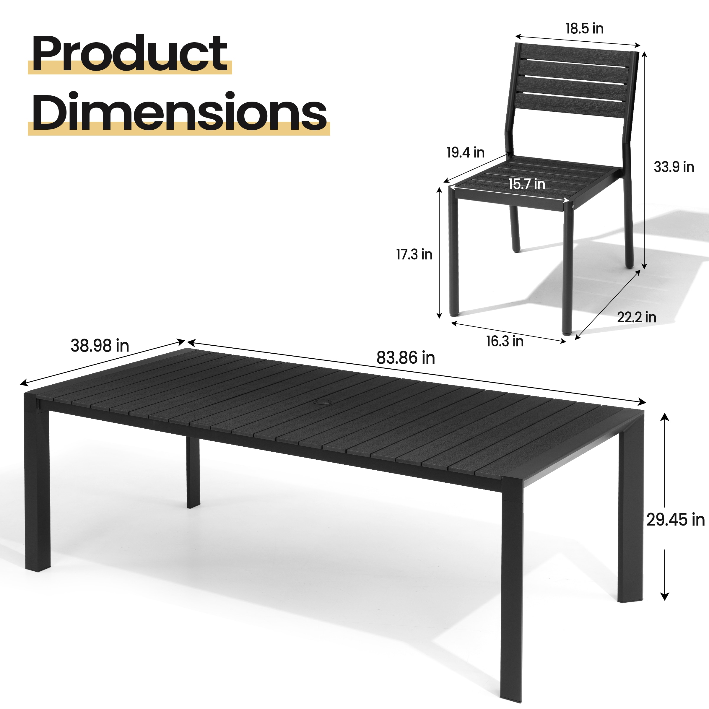 Pellebant ST25-TD6237BLK210-8 Patio-Dining-Sets - View #3