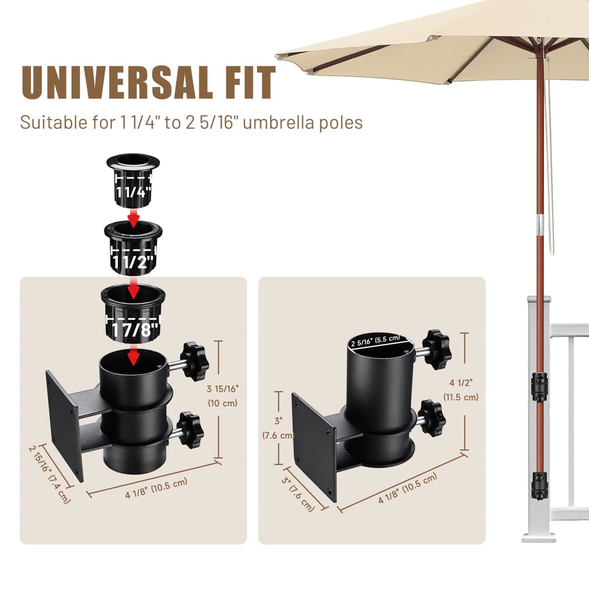 LAGarden 07UBB004-FMOUN-06-LO Indoor-Umbrella-Stands - View #4