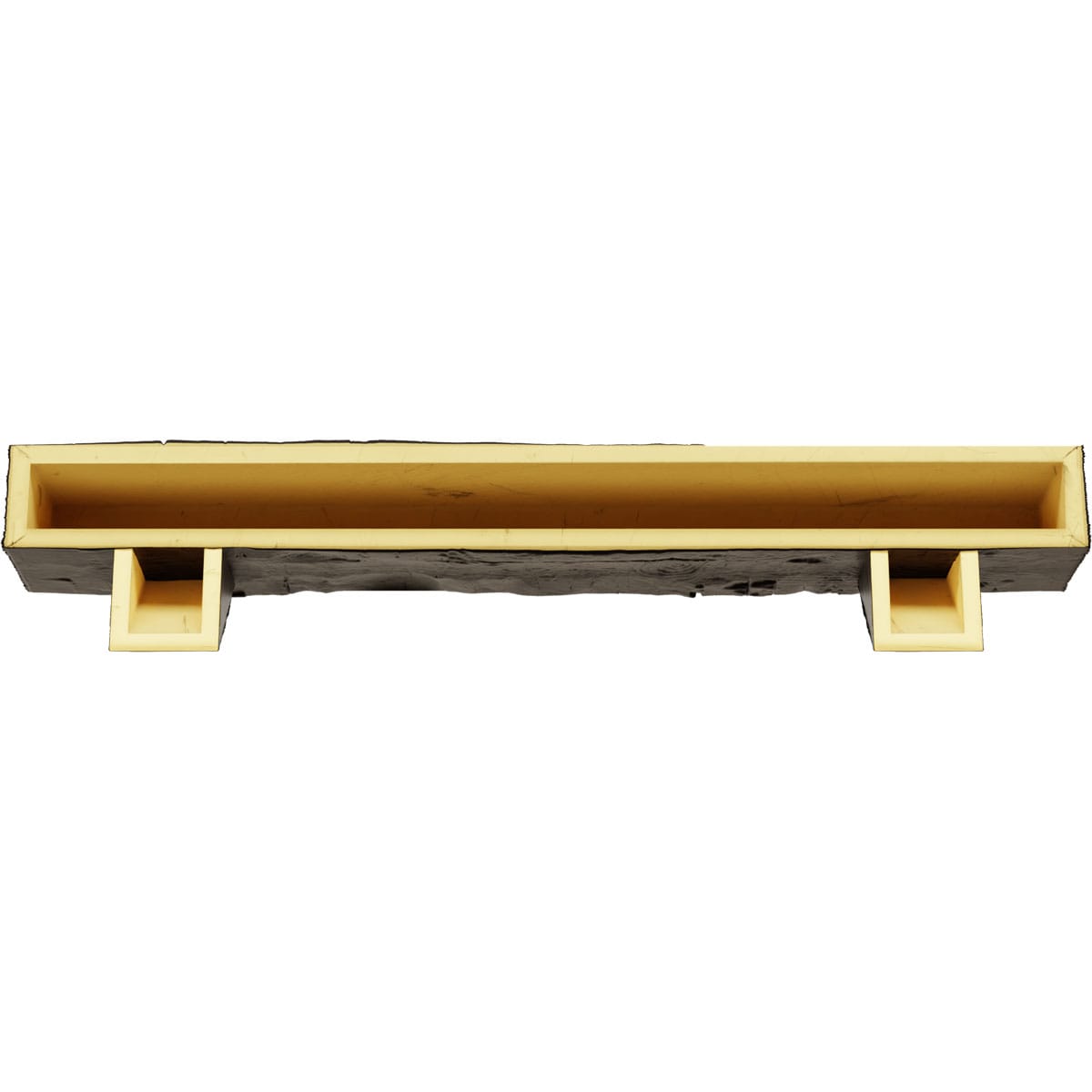 Ekena Millwork MANUHH06X10X72BKZW Mantel-Shelves - View #5