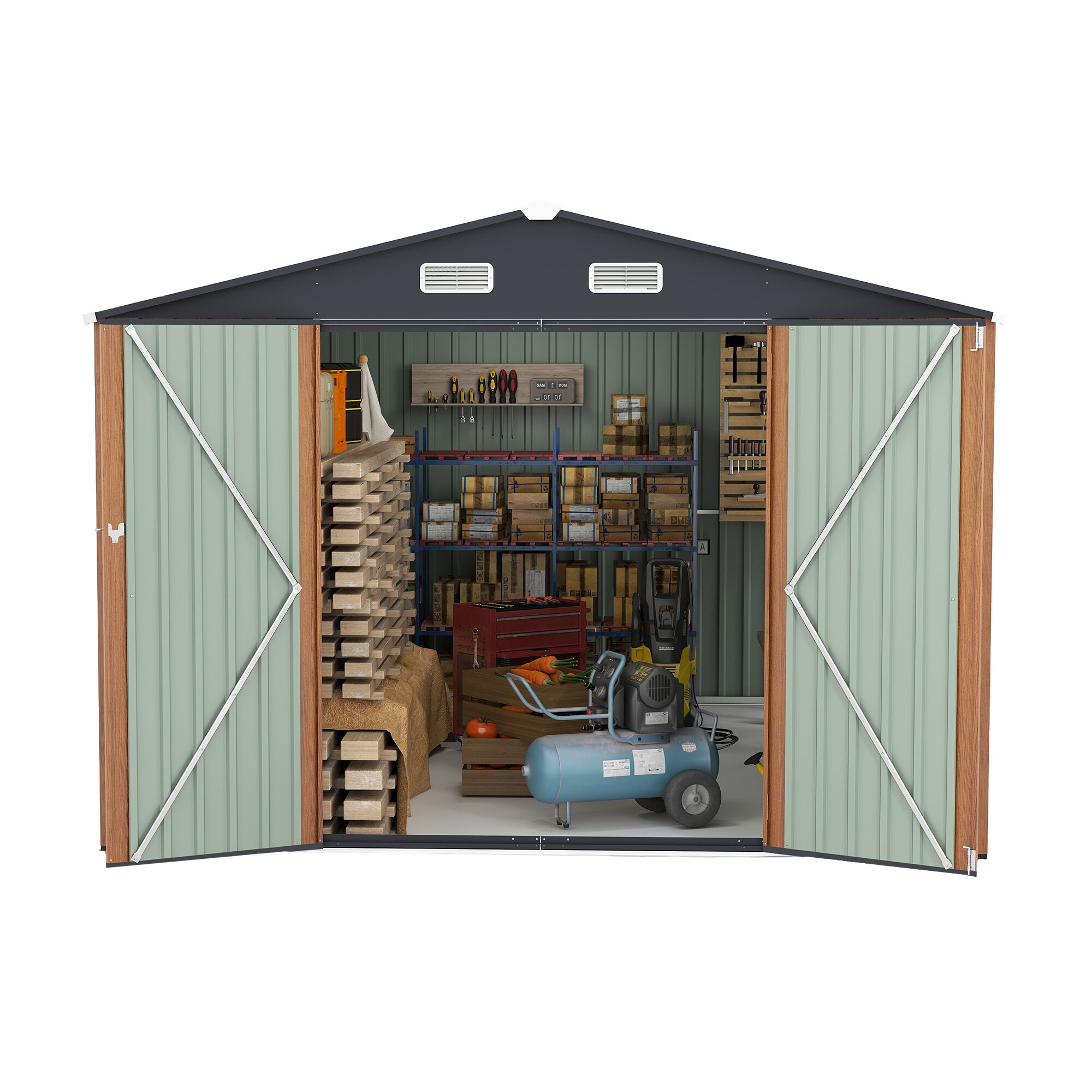 Flynama G-1598S00036 Metal-Storage-Buildings-Sheds - View #10