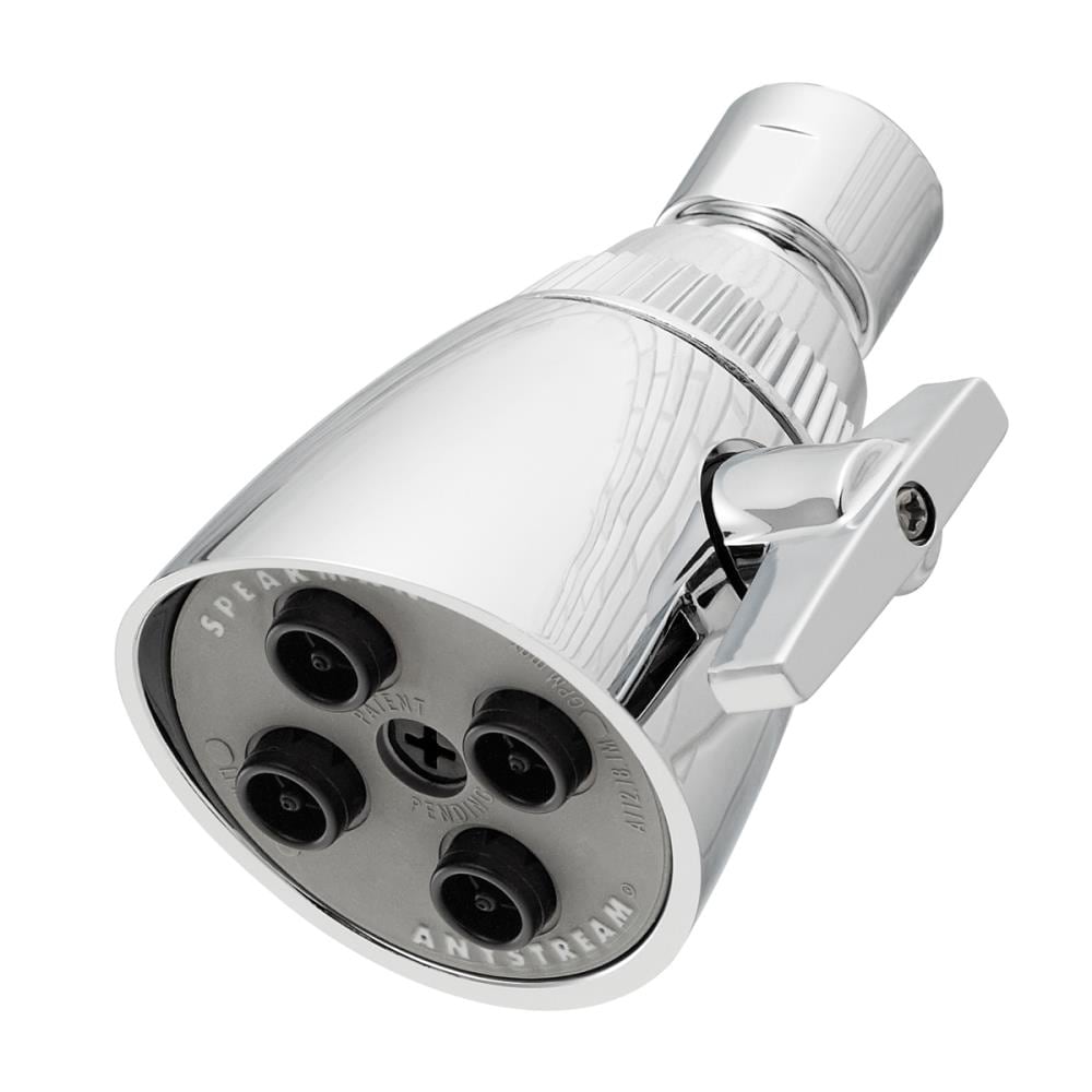 Polished Chrome Adjustable Wall Mounted Shower Head
