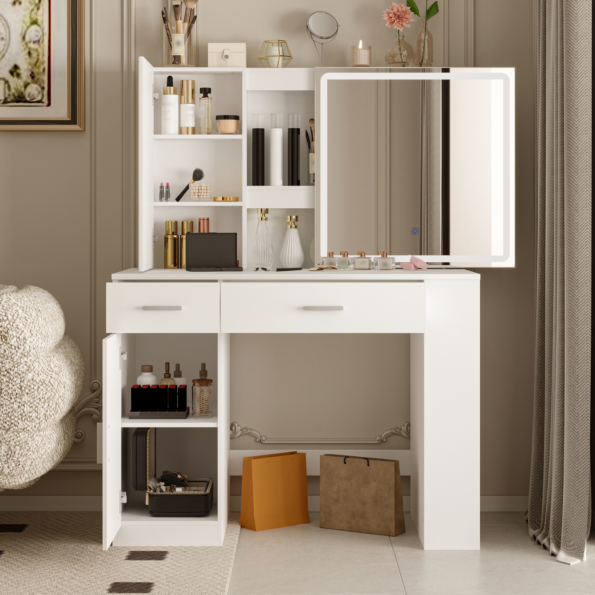 FUFU&GAGA LJY-KF210141-01 Bedroom-Vanities - View #2