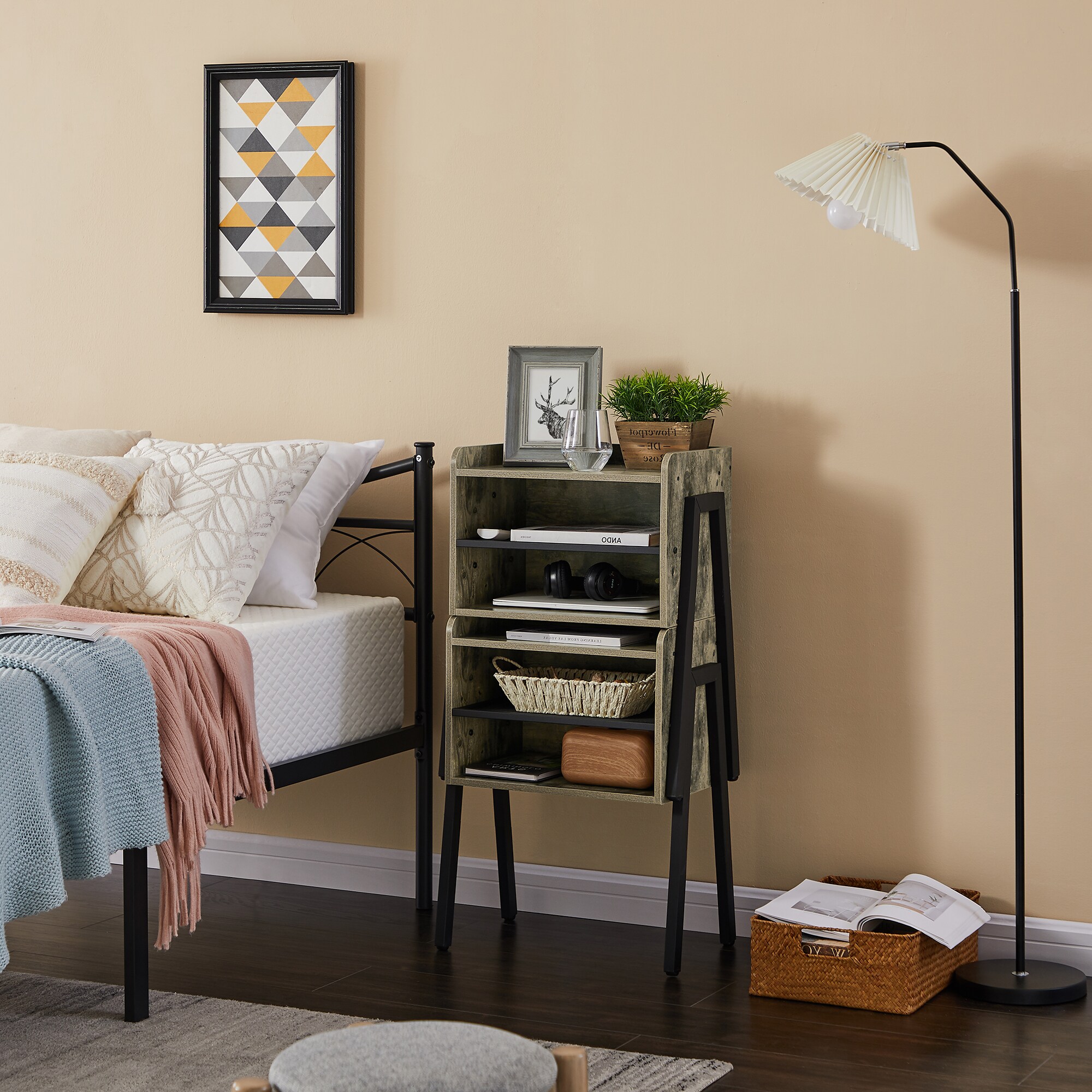 Vecelo LOE-XF-ST13-GRY-A2 nightstands - View #8