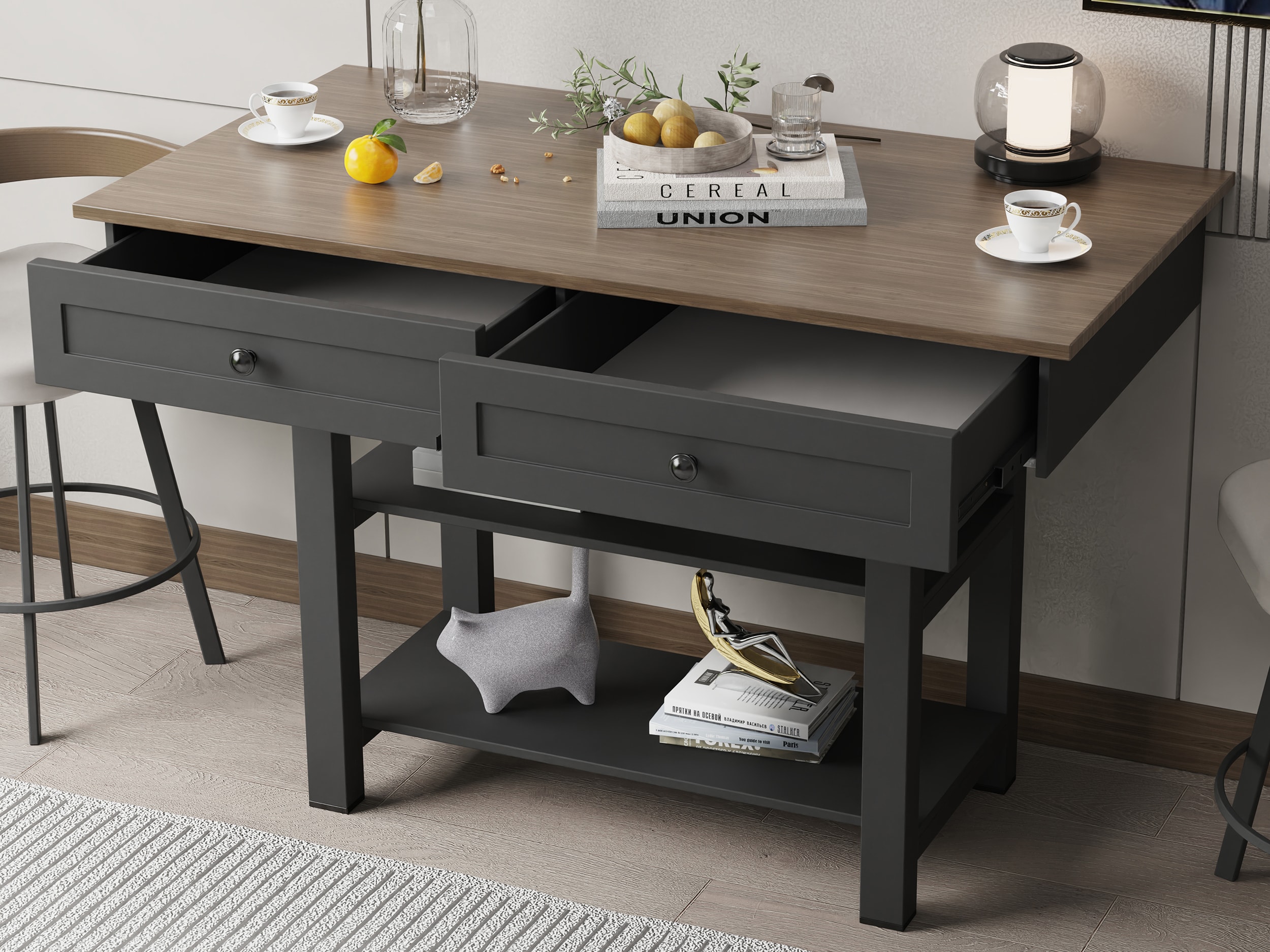 Oaks Decor SS-BDF5204-B Console-Sofa-Tables - View #5
