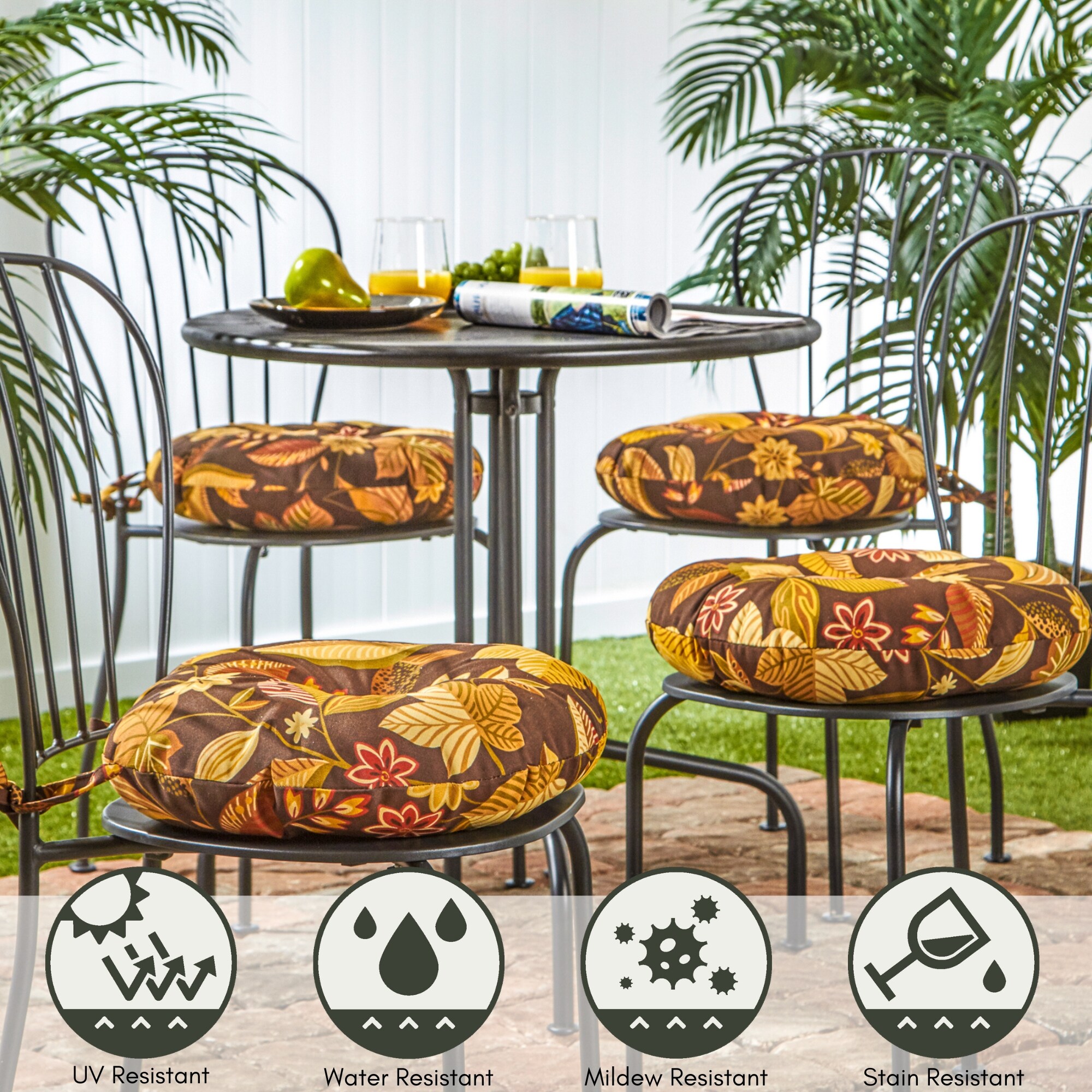 Greendale Home Fashions OC6816S4-SKYRUSSET Patio-Furniture-Cushions - View #6