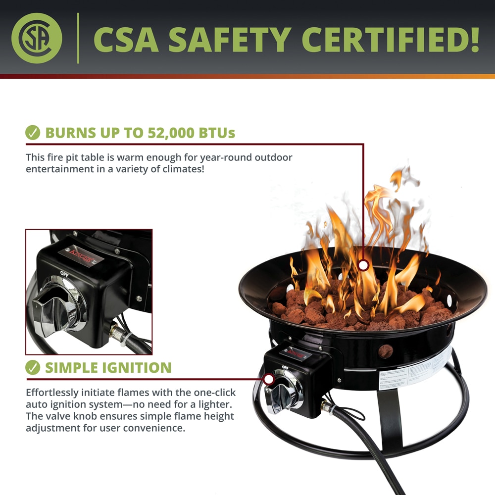 Kinger Home PFP-001 Outdoor-Gas-Firepits - View #8