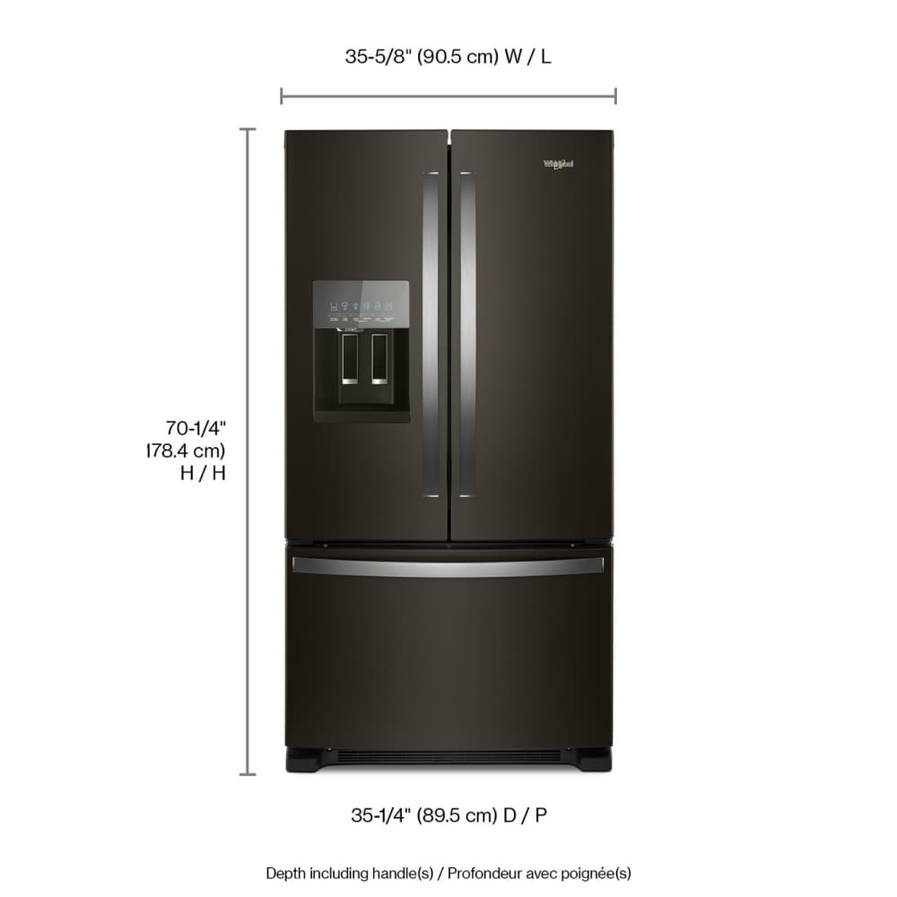 Whirlpool WRF555SDHV French-Door-Refrigerators - View #3