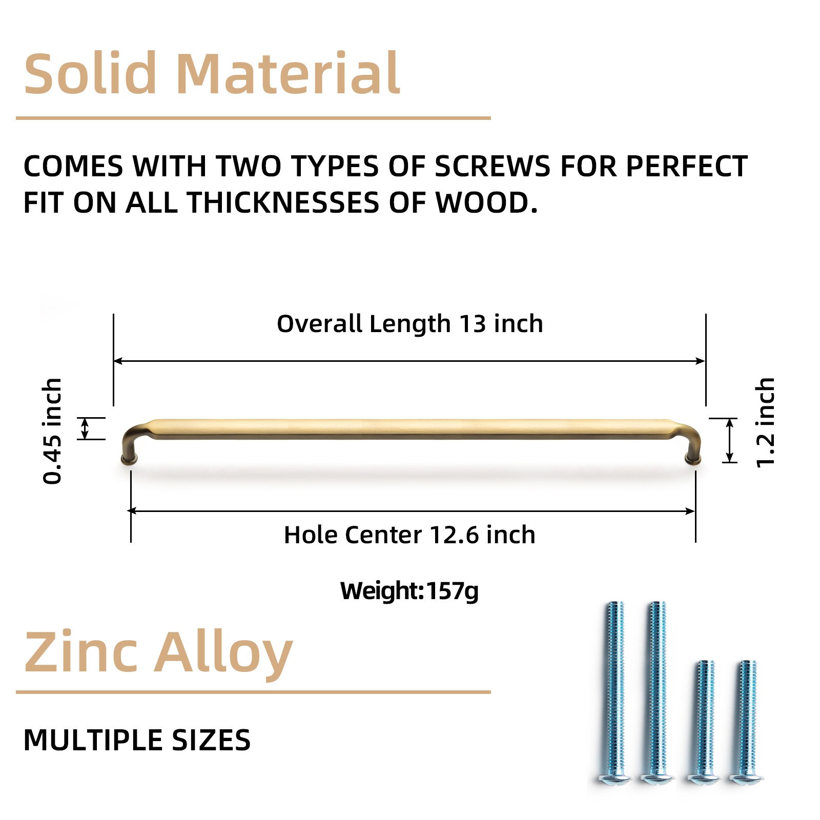 Miaokesen 2202KFGT-320 Cabinet-Pulls - View #2