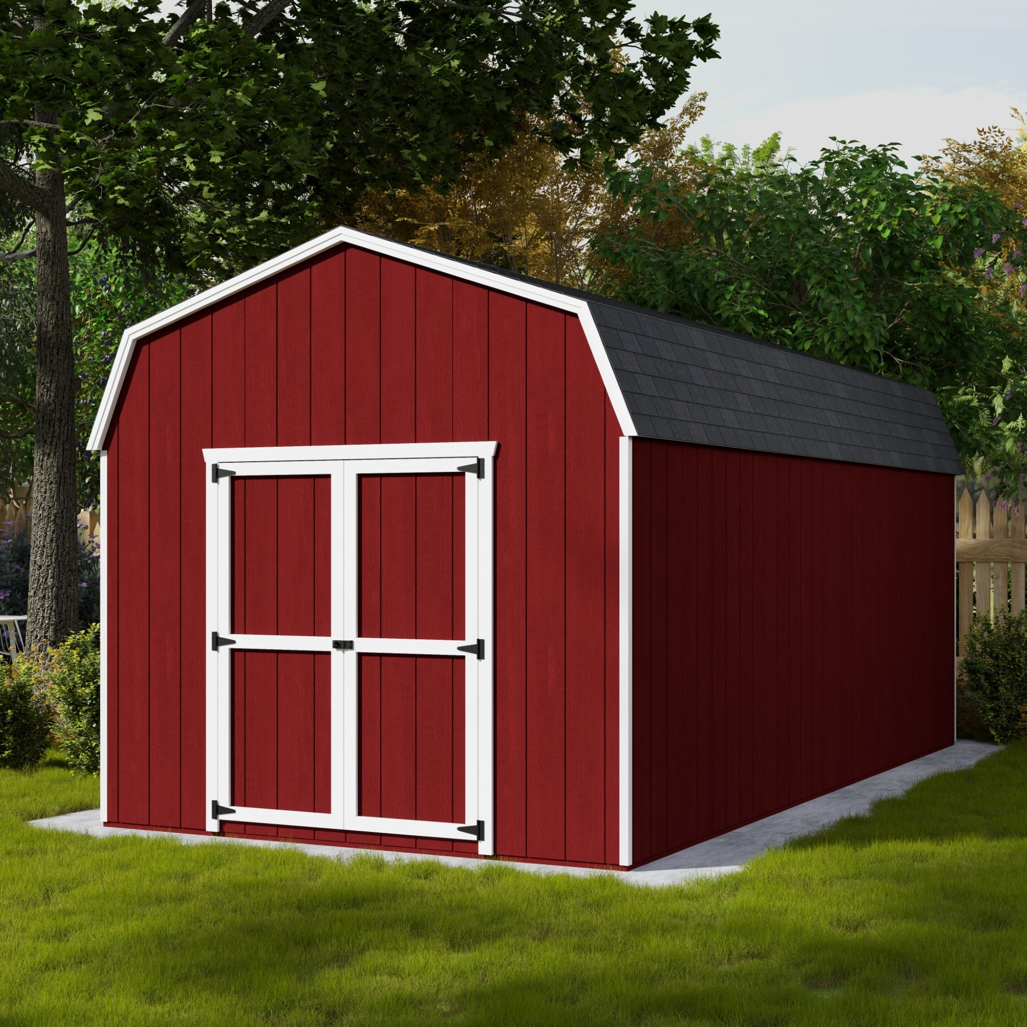 Little Cottage Co 10X20 VGB-6-PC Wood-Storage-Buildings - View #2